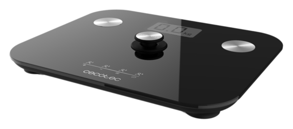Cecotec Surface Precision EcoPower 10100 Full Healthy Plaza Negro Báscula personal electrónica