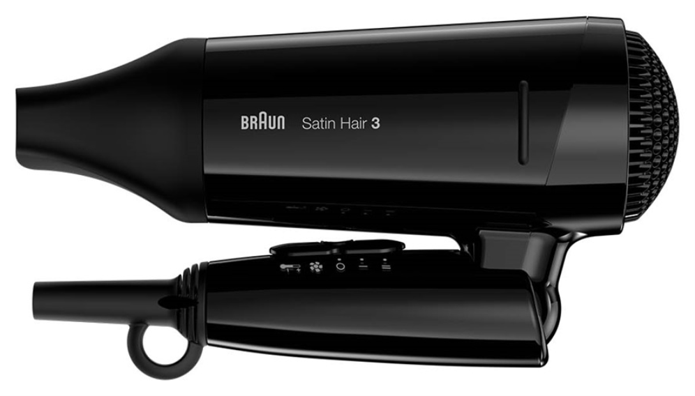 Braun Satin Hair 3 Style&Go secador 1600 W Negro