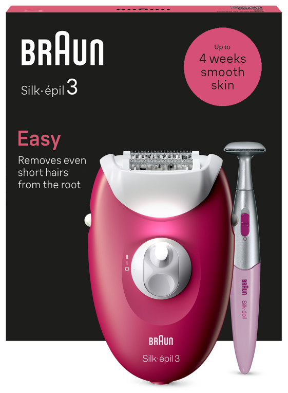 Braun Silk-épil 3 3-202 20 pinzas Fruta del bosque