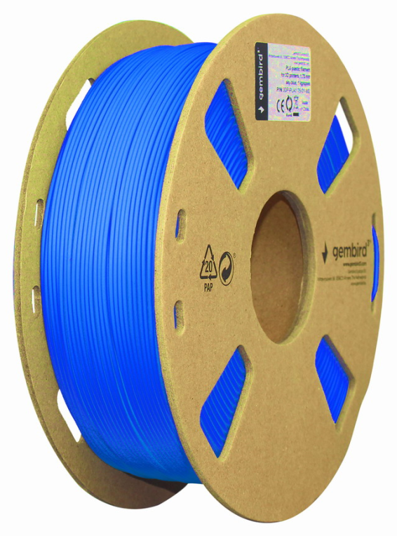 Gembird 3DP-PLA1.75-01-B material de impresión 3d Ácido poliláctico (PLA) Azul 1,4 kg