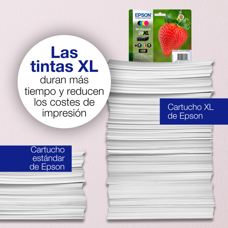 Epson Strawberry Singlepack Magenta 29XL Claria Home Ink