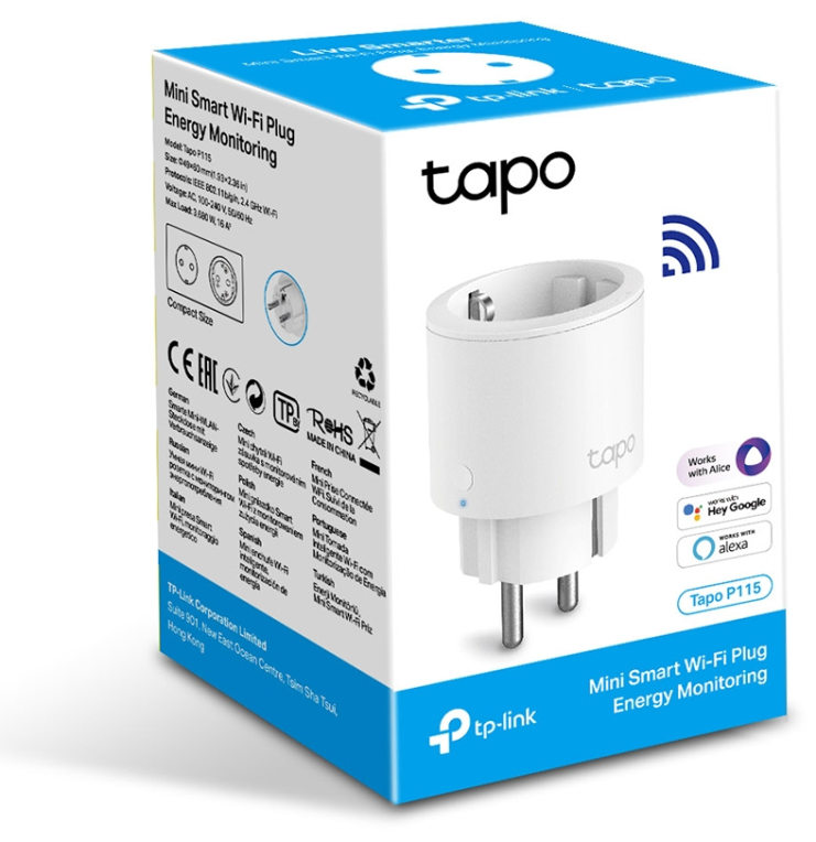 TP-Link Tapo P115 enchufe inteligente 3680 W Blanco