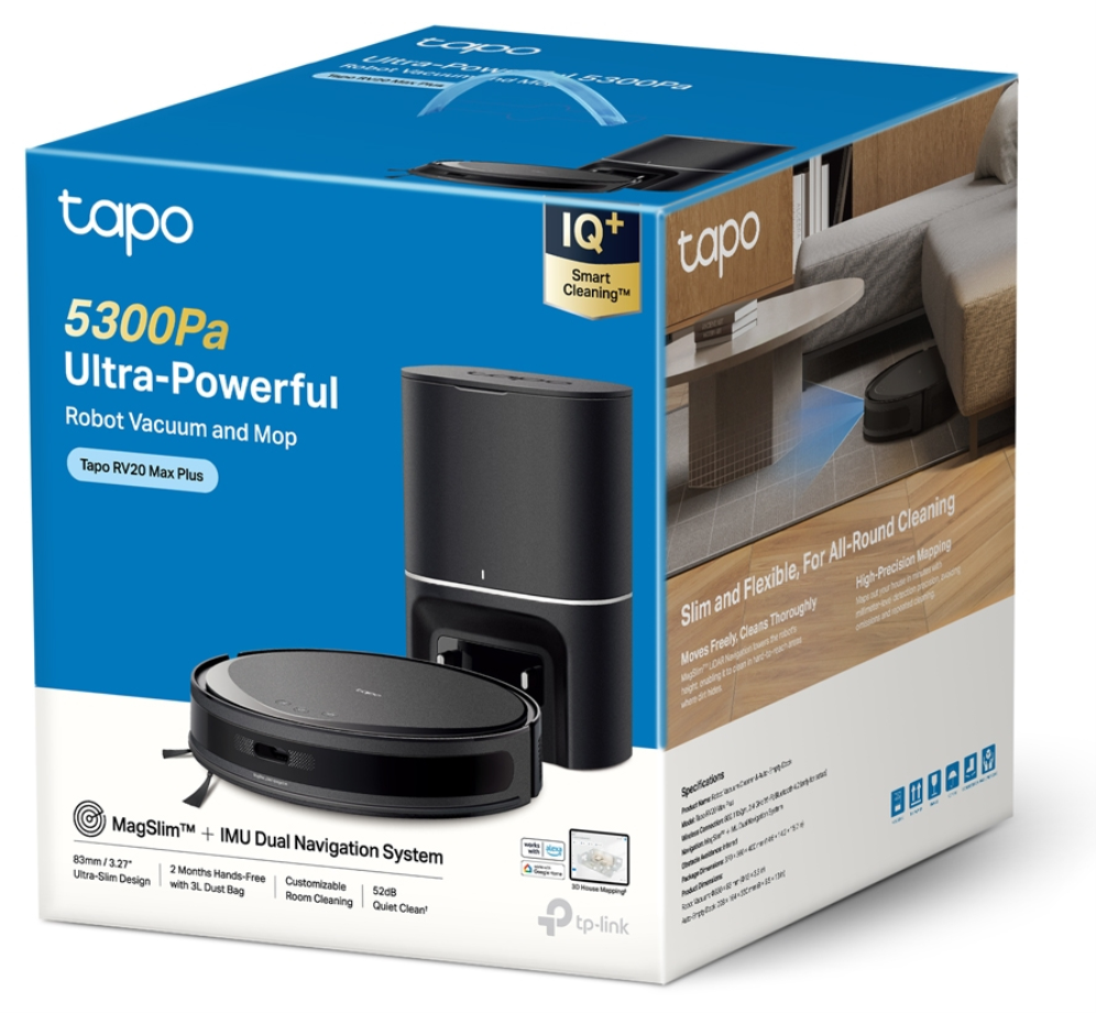 TP-Link Tapo RV20 Max Plus Negro
