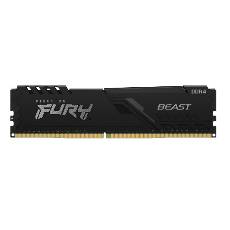 MEMORIA RAM DDR4 16GB KINGSTON / 3200MHZ / PC4-25600 / FURY BEAST / NEGRO / 1.2V