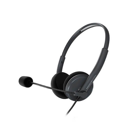 AURICULARES MICRO ENERGY SISTEM OFFICE 2 ANTHRACITE SUPRAURAL/ 30MM/ CABLE 150CM/ JACK 3.5MM/ ANTIPOP/ 20HZ