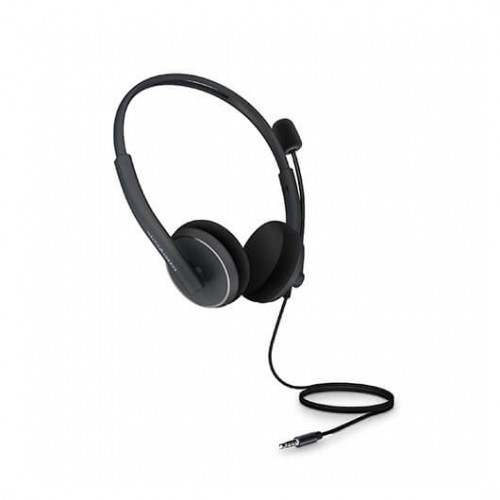 AURICULARES MICRO ENERGY SISTEM OFFICE 2 ANTHRACITE SUPRAURAL/ 30MM/ CABLE 150CM/ JACK 3.5MM/ ANTIPOP/ 20HZ
