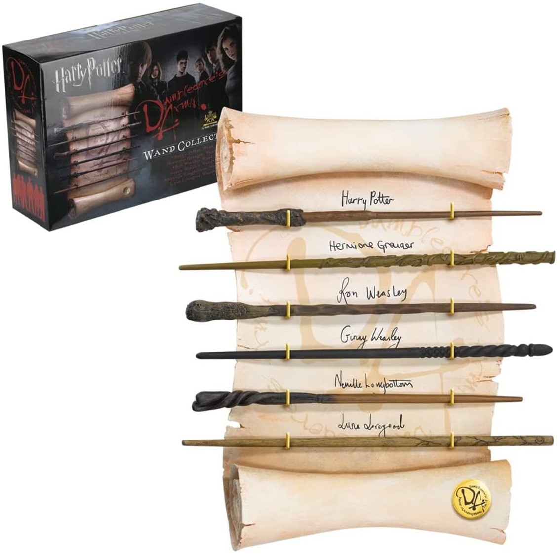 REPLICA THE NOBLE COLLECTION HARRY POTTER EJERCITO DE DUMBLEDORE COLECCION 6 VARITAS EN EXPOSICION