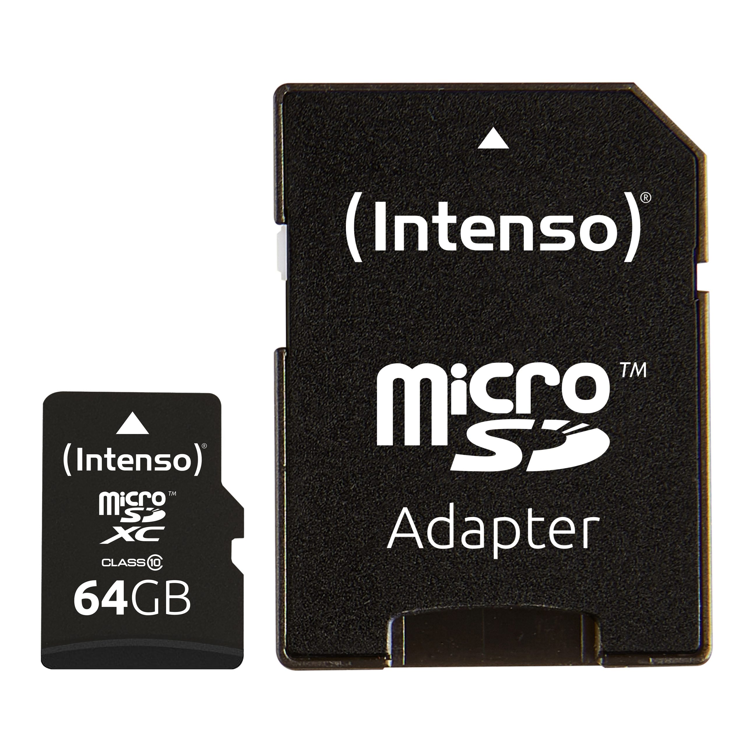TARJETA MEMORIA MICRO SD INTENSO 64GB CL10 + ADAPTADOR SD