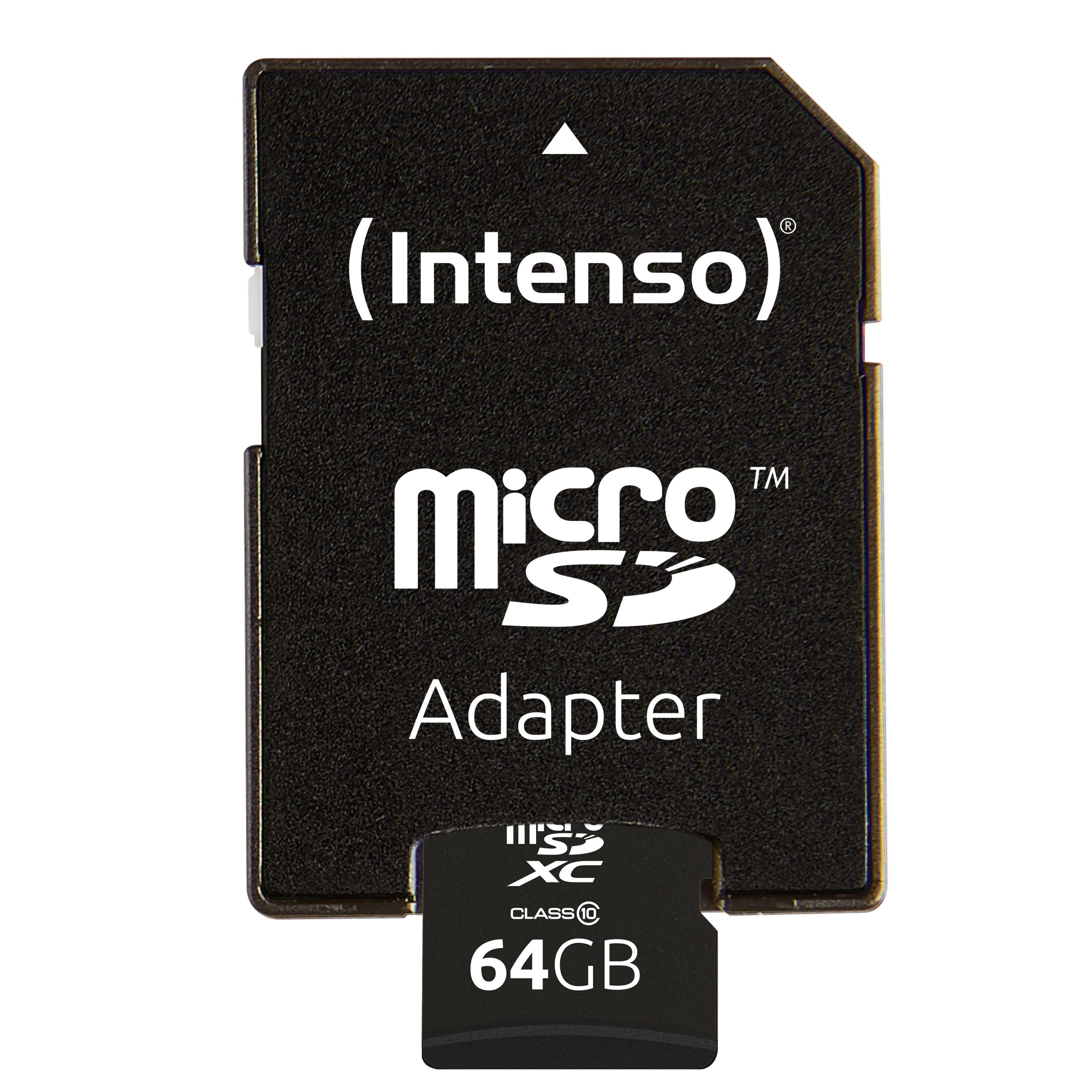 TARJETA MEMORIA MICRO SD INTENSO 64GB CL10 + ADAPTADOR SD