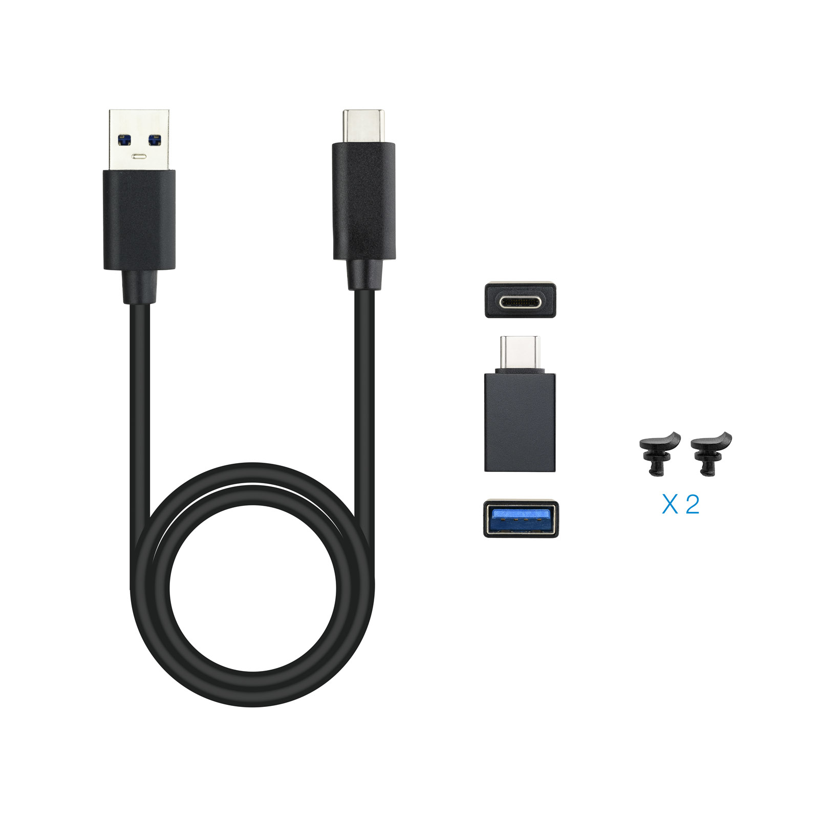 CAJA EXTERNA TOOQ TQE-2280B PARA SSD M.2 USB TIPO C NEGRO