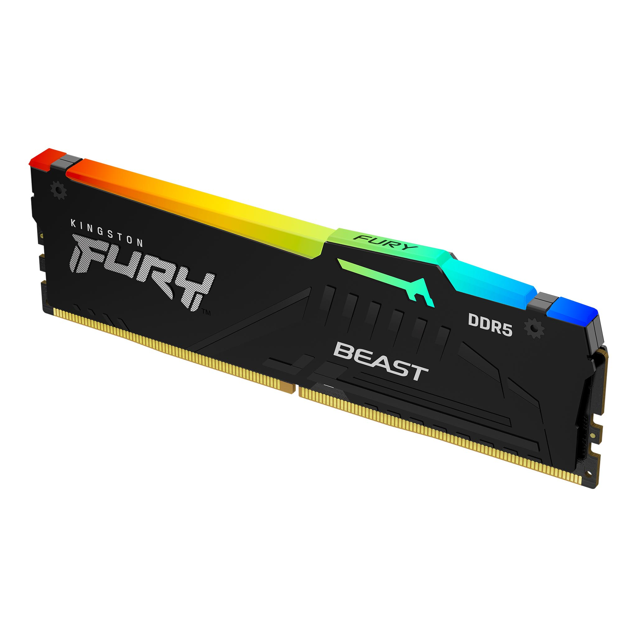 MEMORIA RAM DDR5 16GB KINGSTON / 5200MHZ / PC5 41600 / FURY BEAST RGB / CL40 / 1.25V