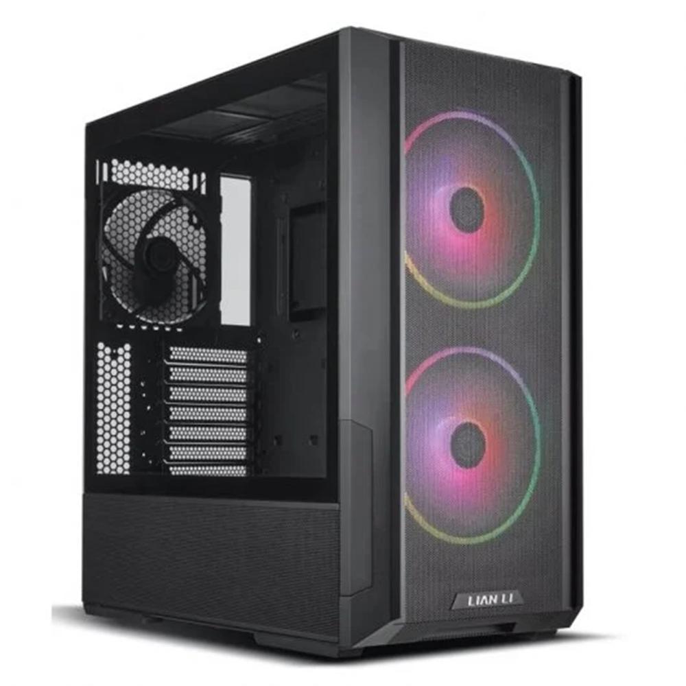 CAJA ORDENADOR GAMING LIAN LI E-ATX LANCOOL 216 ARGB CRISTAL TEMPLADO NEGRO