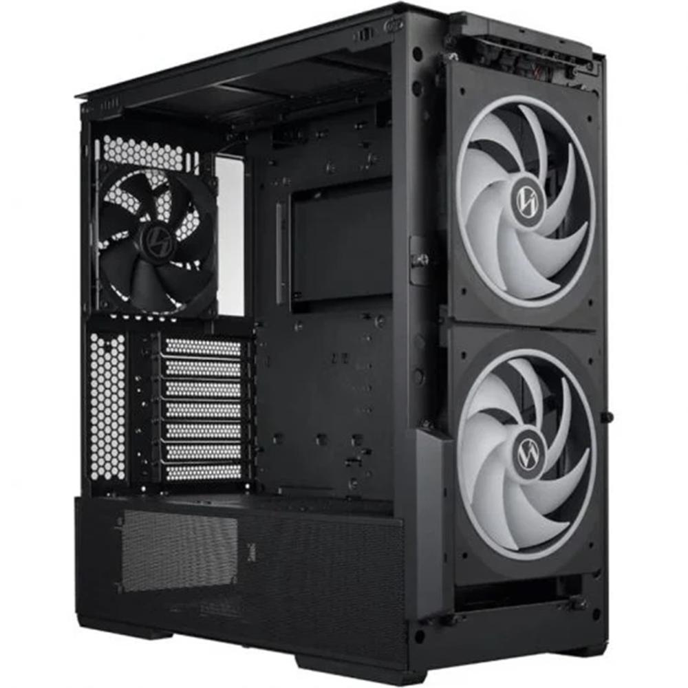 CAJA ORDENADOR GAMING LIAN LI E-ATX LANCOOL 216 ARGB CRISTAL TEMPLADO NEGRO