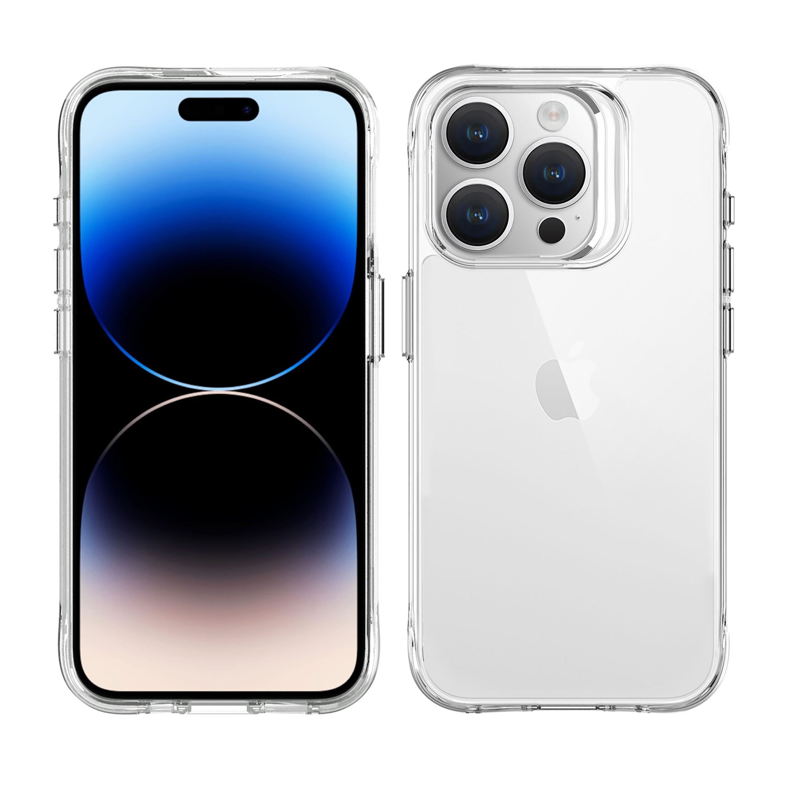 FUNDA MUVIT SHOCKPROOF 2M PARA APPLE IPHONE 15 PRO MAX TRANSPARENTE