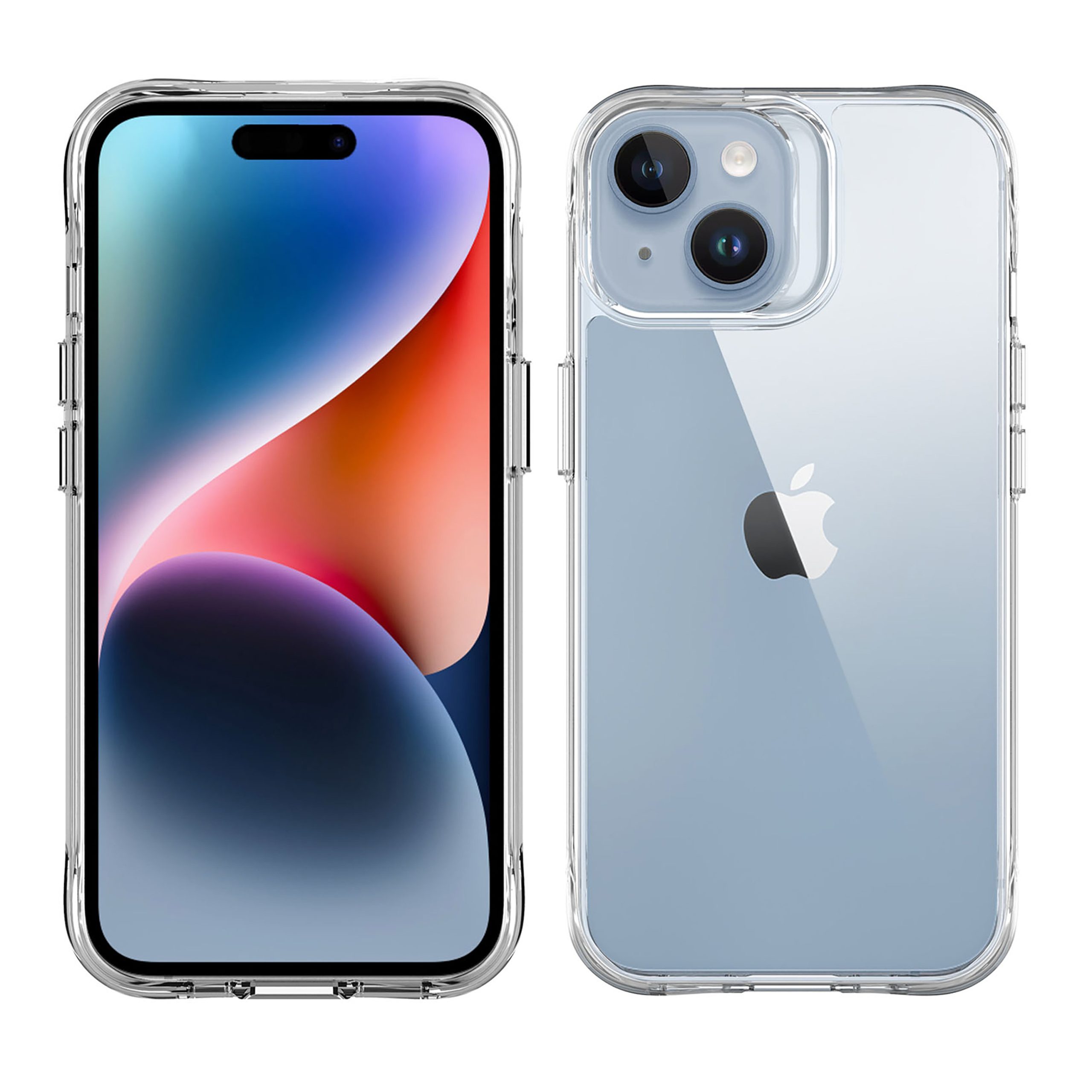 FUNDA MUVIT SHOCKPROOF 2M PARA APPLE IPHONE 15 PLUS TRANSPARENTE