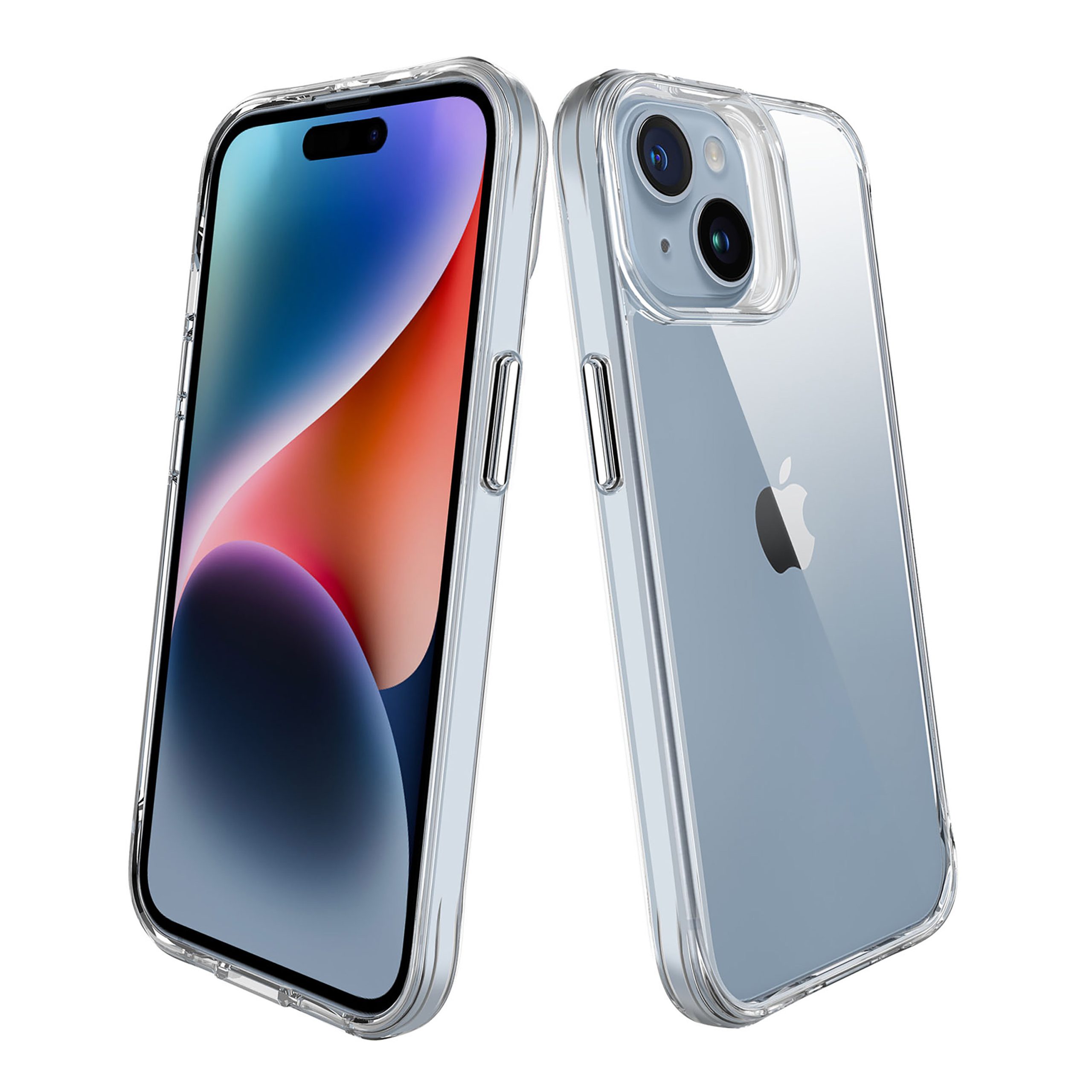 FUNDA MUVIT SHOCKPROOF 2M PARA APPLE IPHONE 15 PLUS TRANSPARENTE