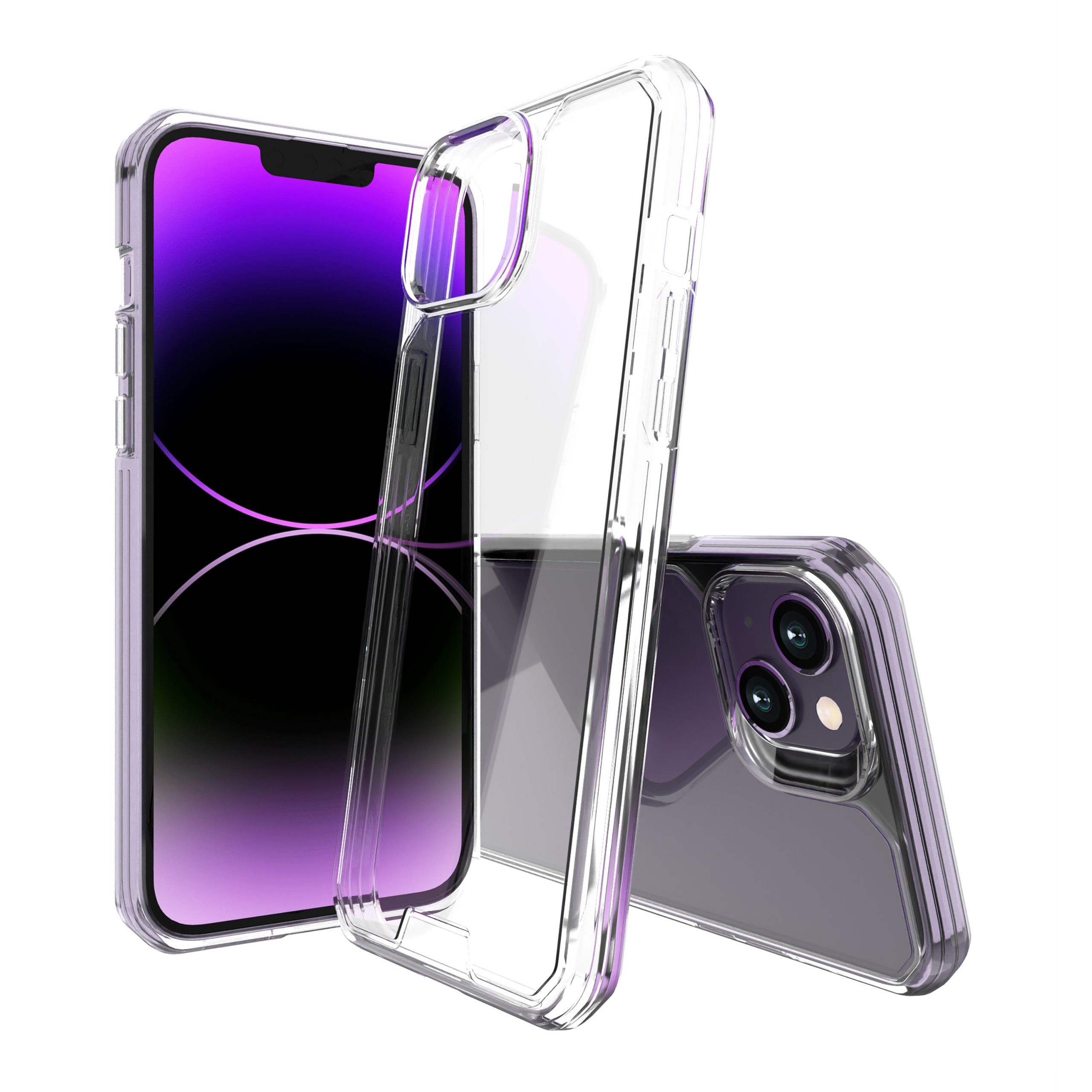 FUNDA MUVIT SHOCKPROOF 2M PARA APPLE IPHONE 14 PLUS TRANSPARENTE