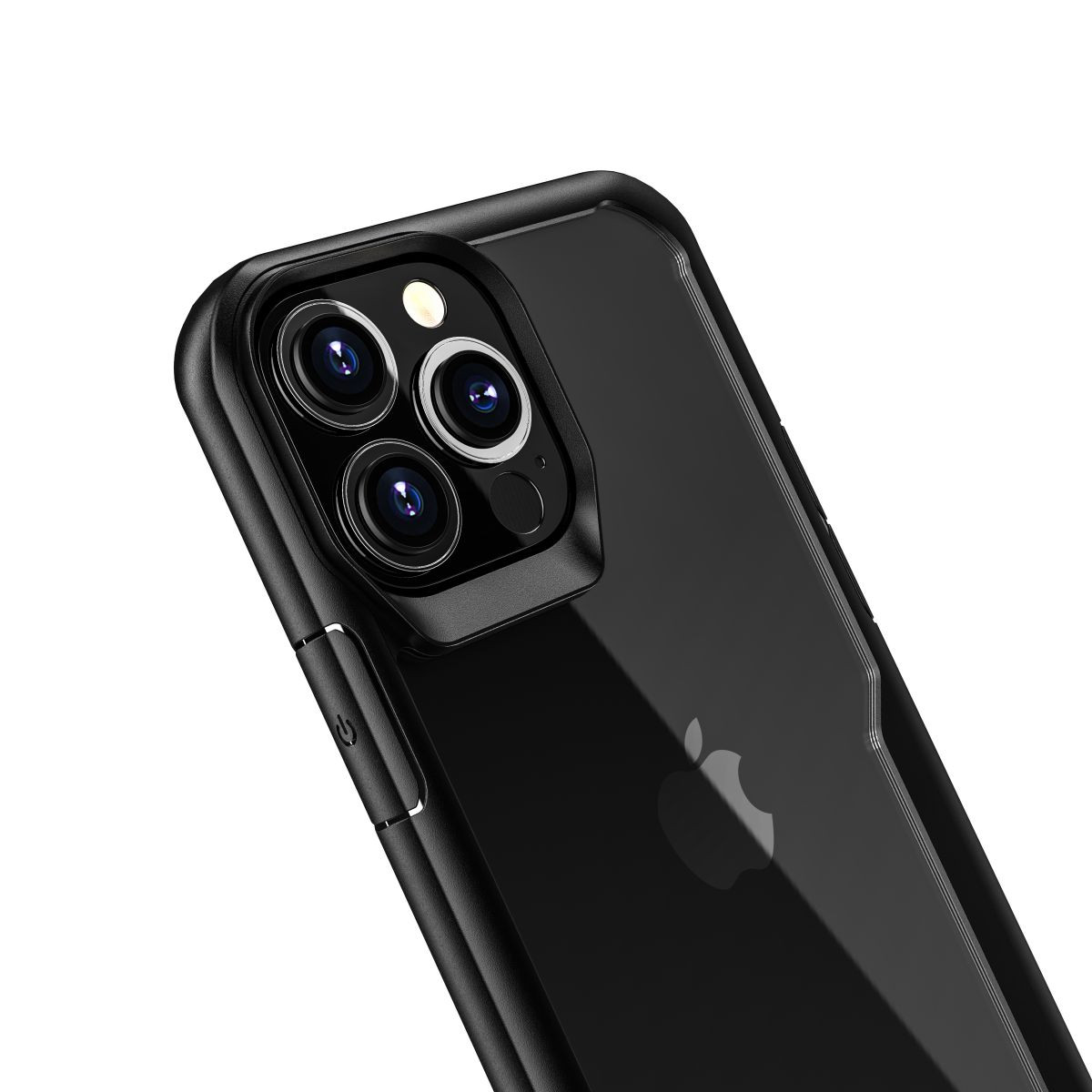 FUNDA MUVIT SHOCKPROOF 2M PARA APPLE IPHONE 13 PRO TRANSPARENTE/NEGRA