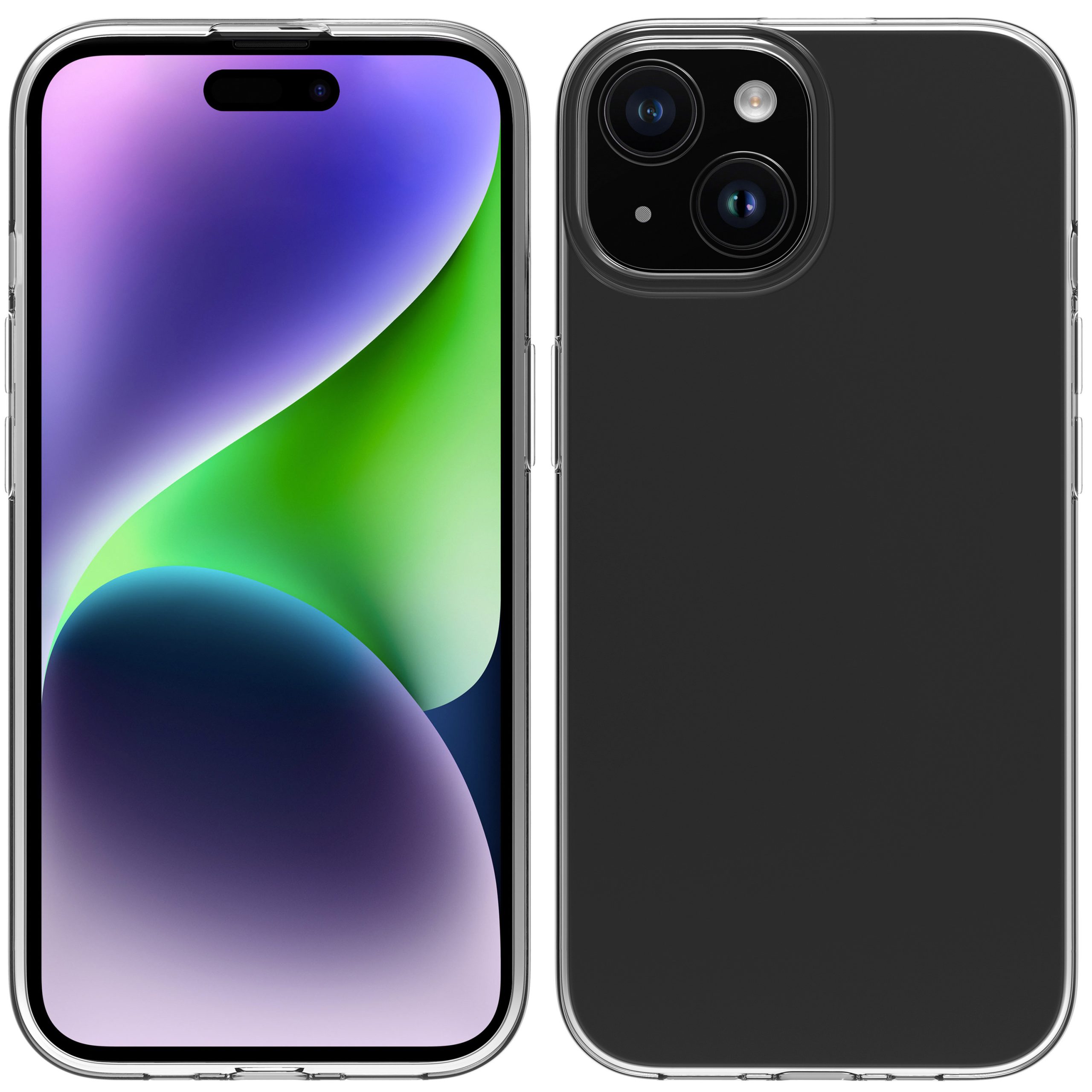 FUNDA MUVIT RECYCLETEK PARA APPLE IPHONE 15 TRANSPARENTE