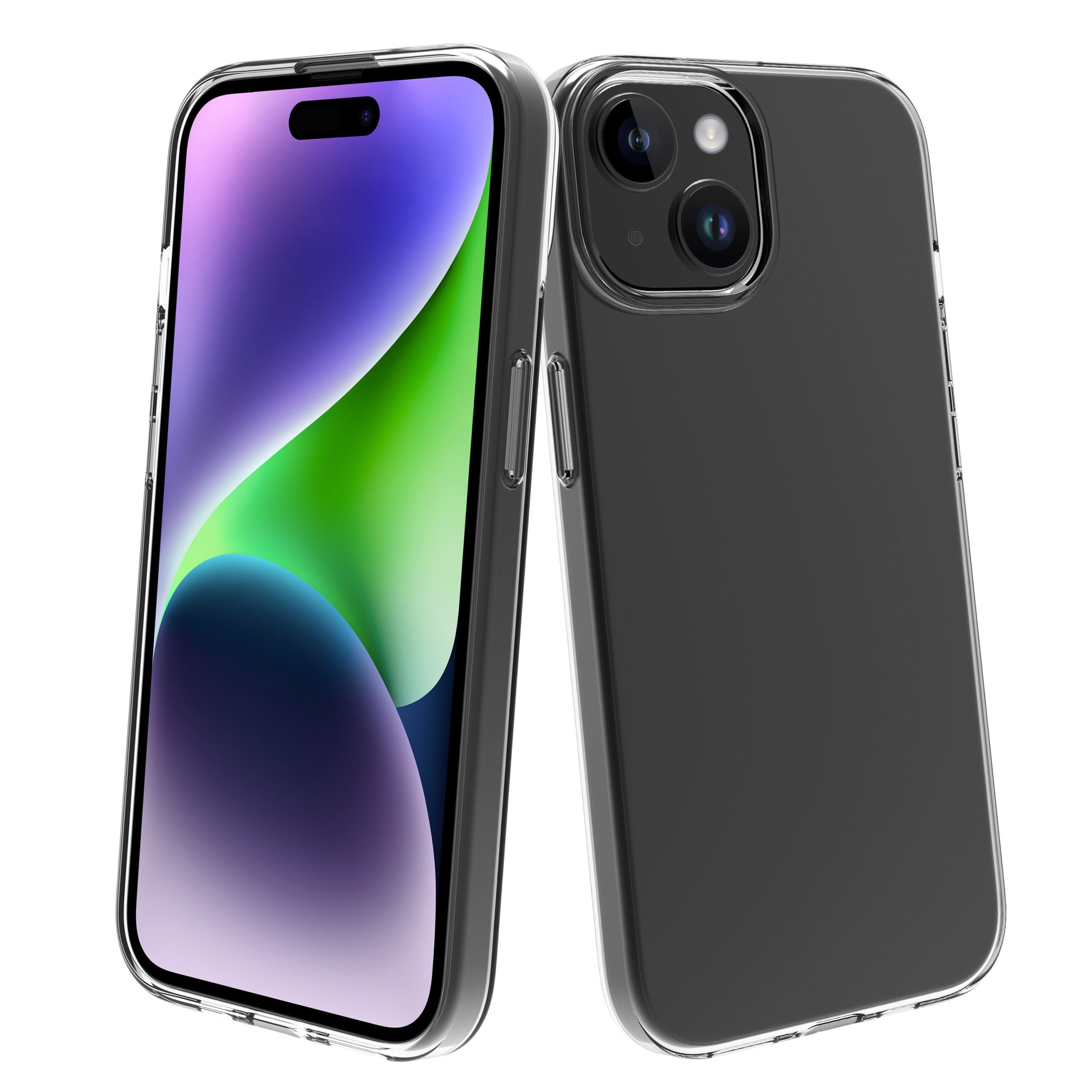FUNDA MUVIT RECYCLETEK PARA APPLE IPHONE 15 TRANSPARENTE