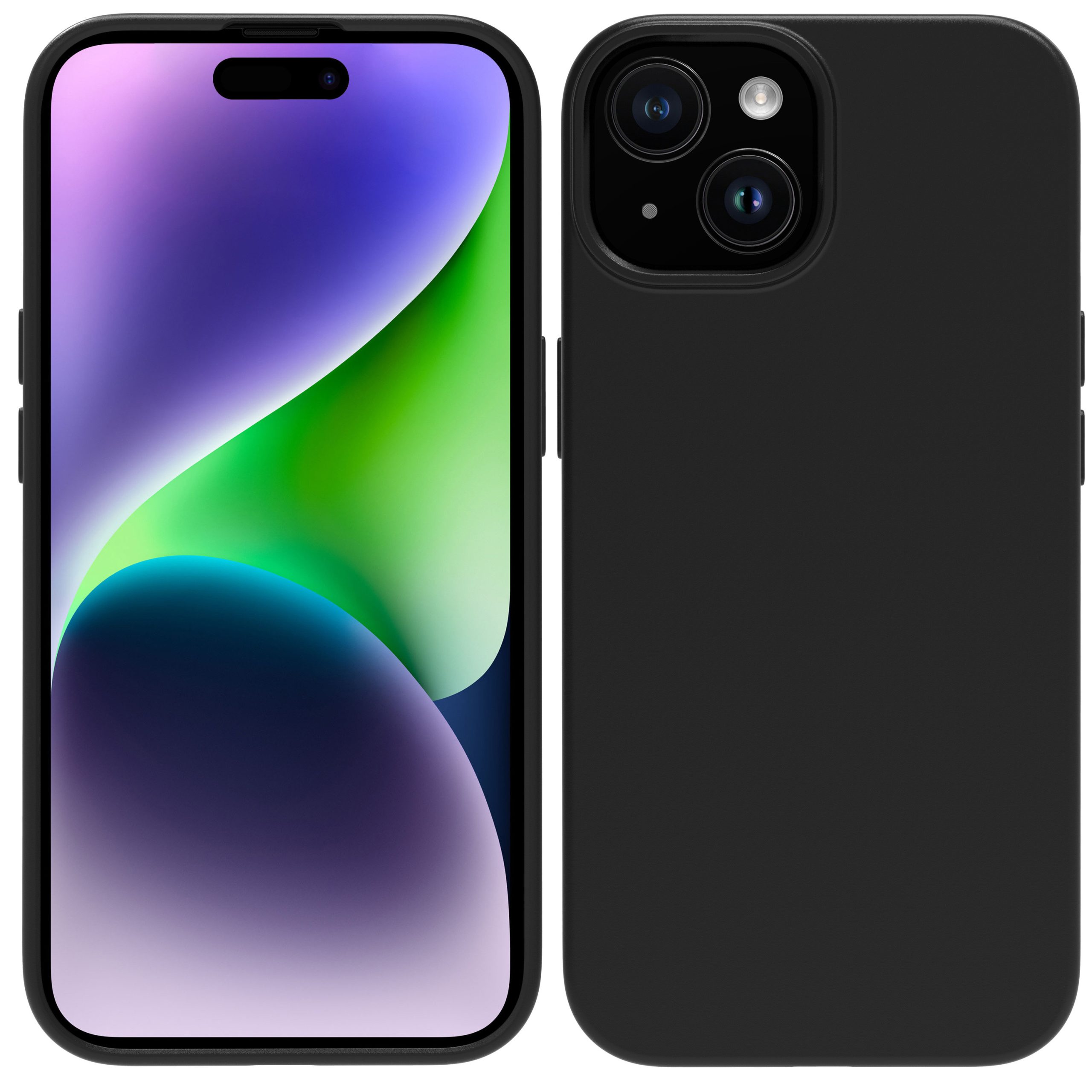 FUNDA MUVIT RECYCLETEK PARA APPLE IPHONE 15 NEGRA