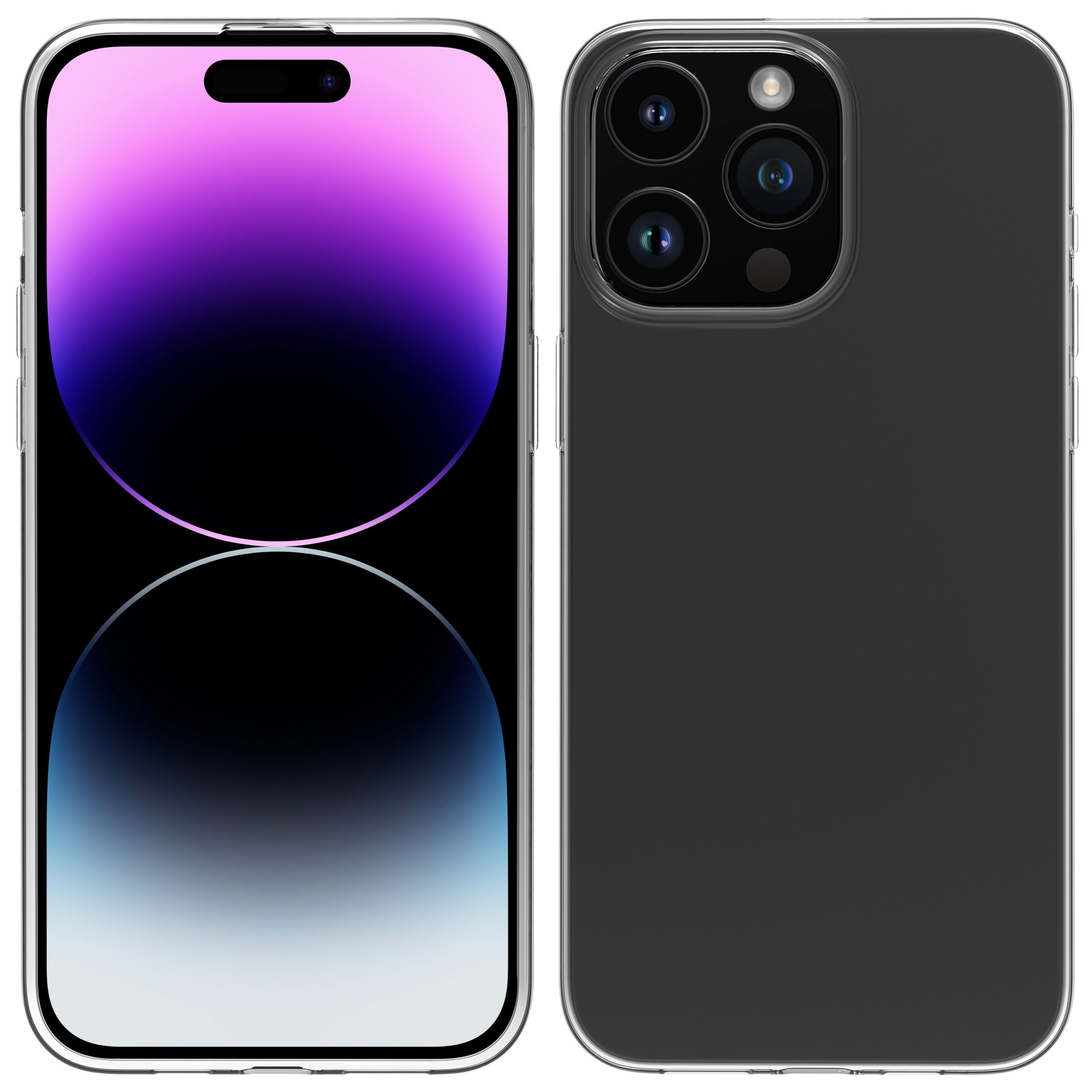 FUNDA MUVIT RECYCLETEK PARA APPLE IPHONE 15 PRO MAX TRANSPARENTE