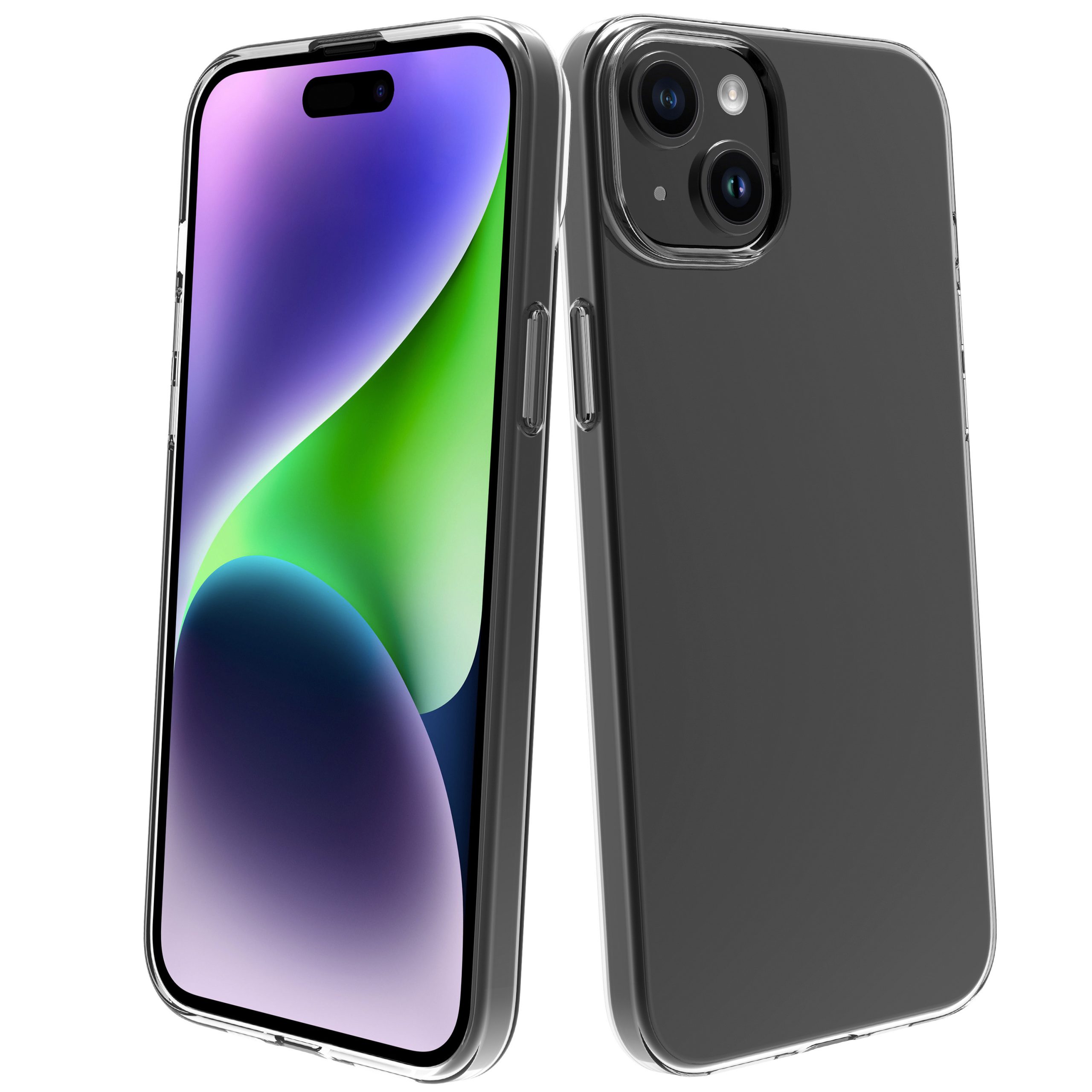 FUNDA MUVIT RECYCLETEK PARA APPLE IPHONE 15 PLUS TRANSPARENTE