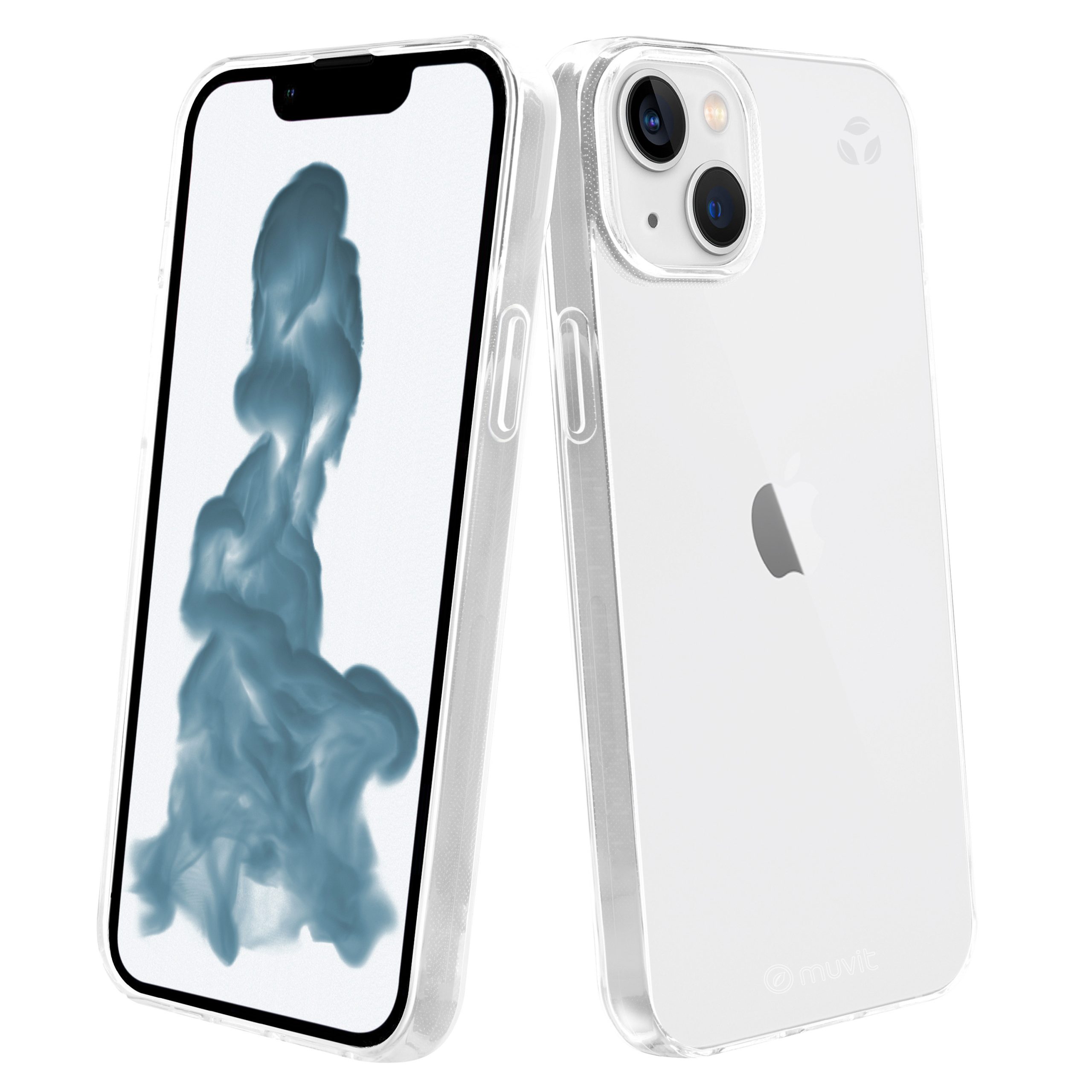 FUNDA MUVIT RECYCLETEK PARA APPLE IPHONE 14 TRANSPARENTE
