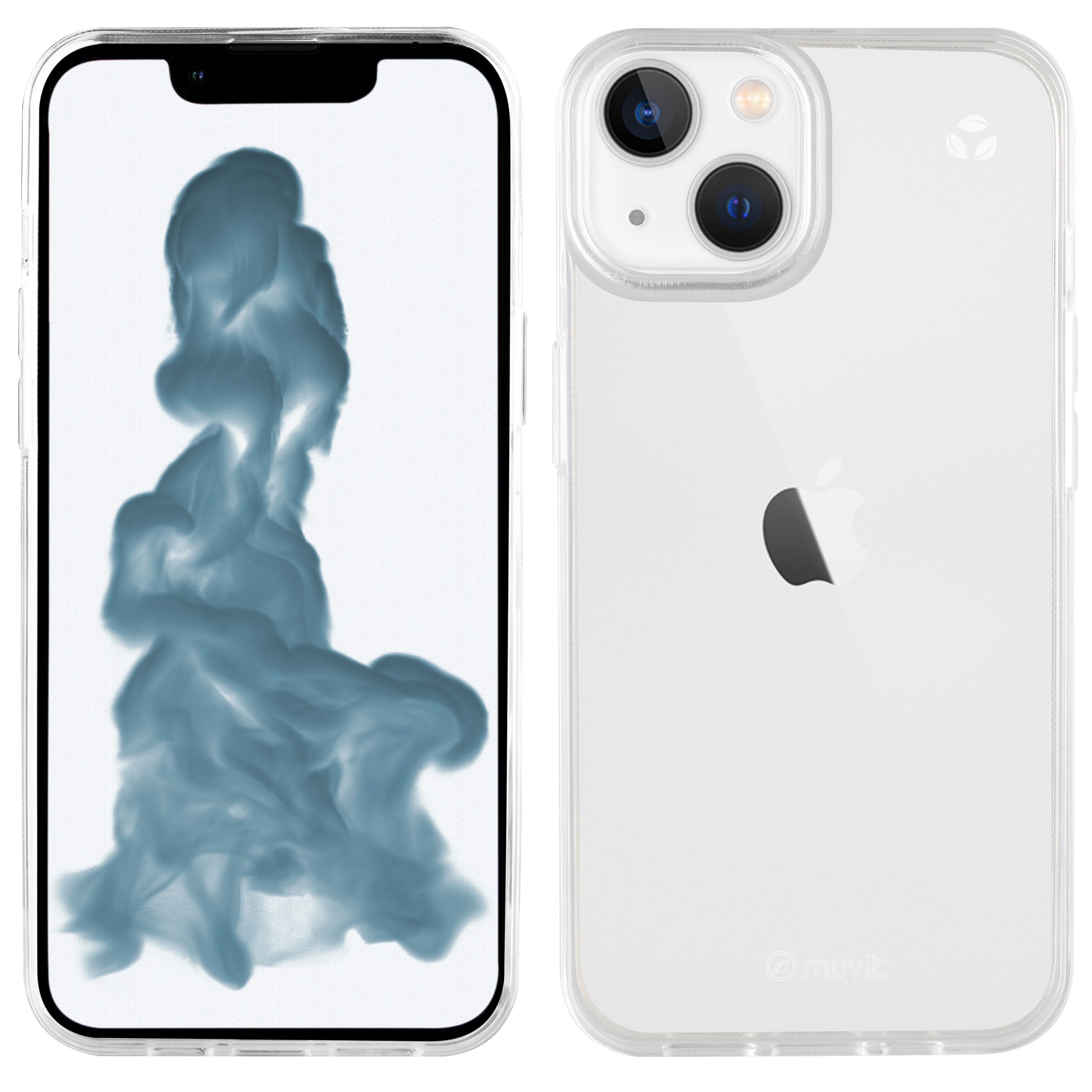 FUNDA MUVIT RECYCLETEK PARA APPLE IPHONE 14 TRANSPARENTE