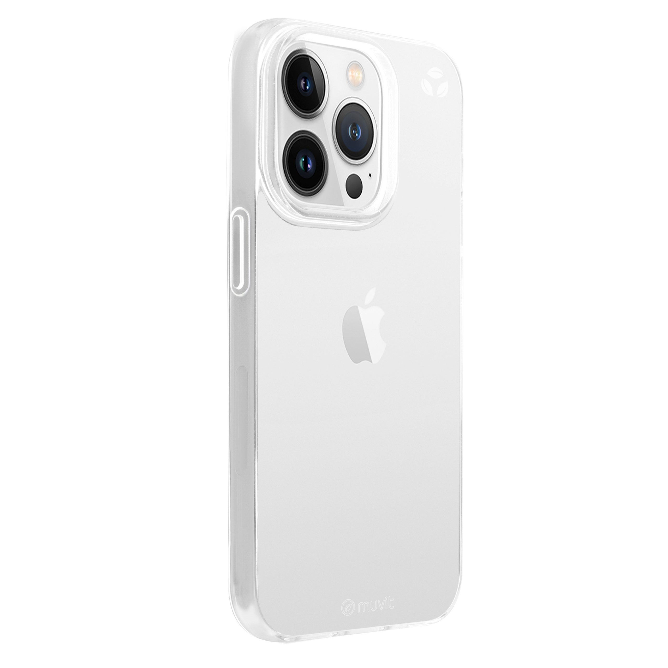 FUNDA MUVIT RECYCLETEK PARA APPLE IPHONE 14 PRO TRANSPARENTE