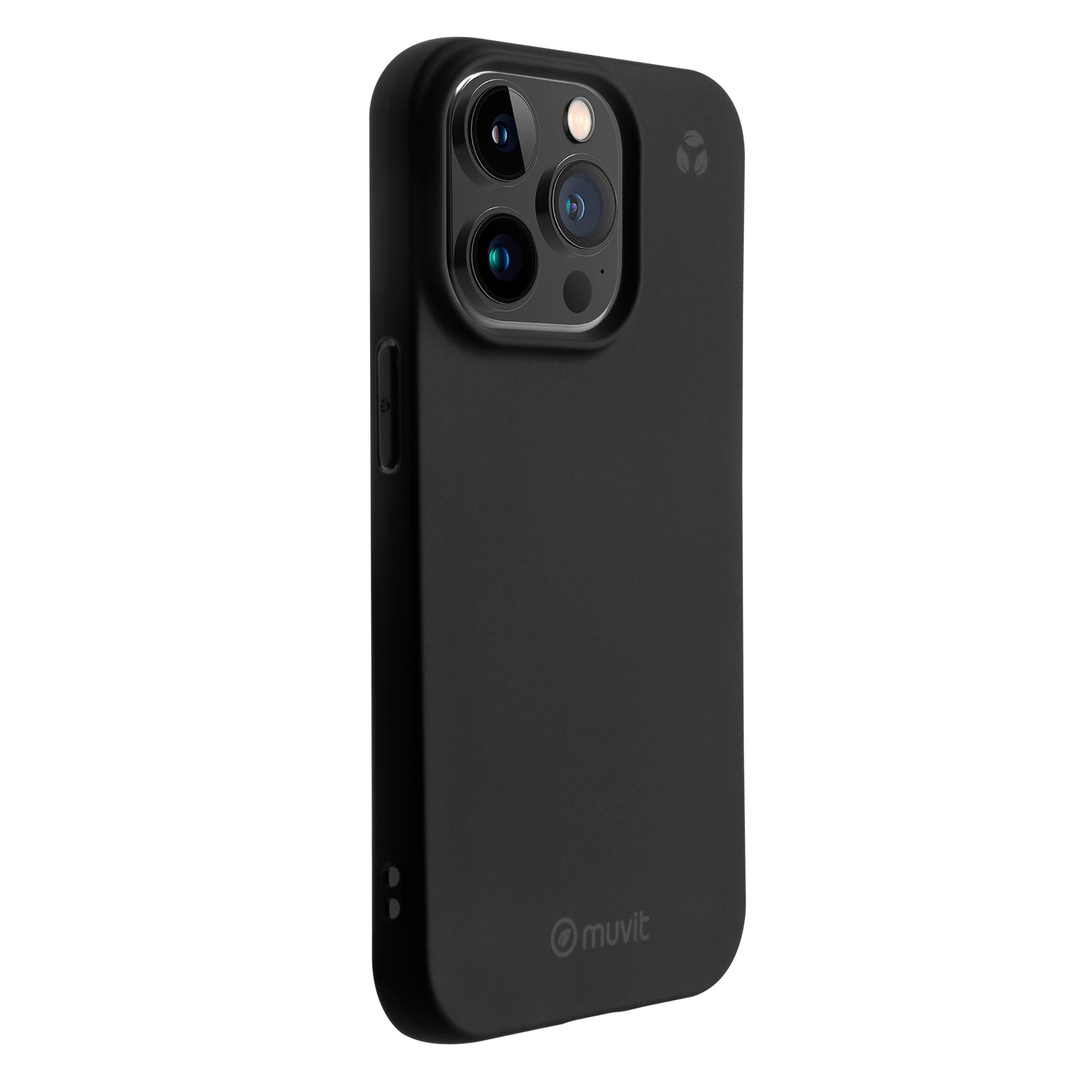 FUNDA MUVIT RECYCLETEK PARA APPLE IPHONE 14 PRO NEGRA