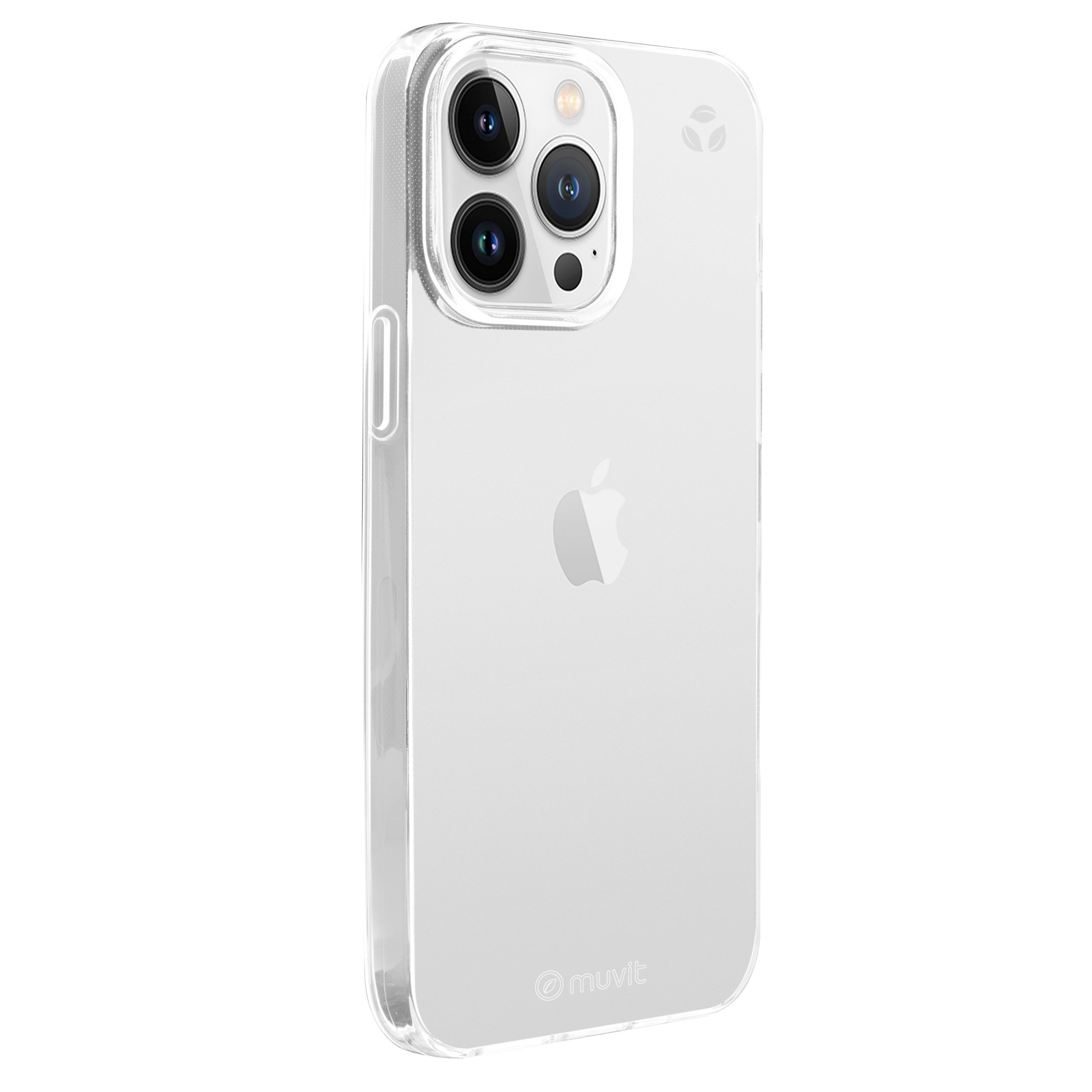 FUNDA MUVIT RECYCLETEK PARA APPLE IPHONE 14 PRO MAX TRANSPARENTE