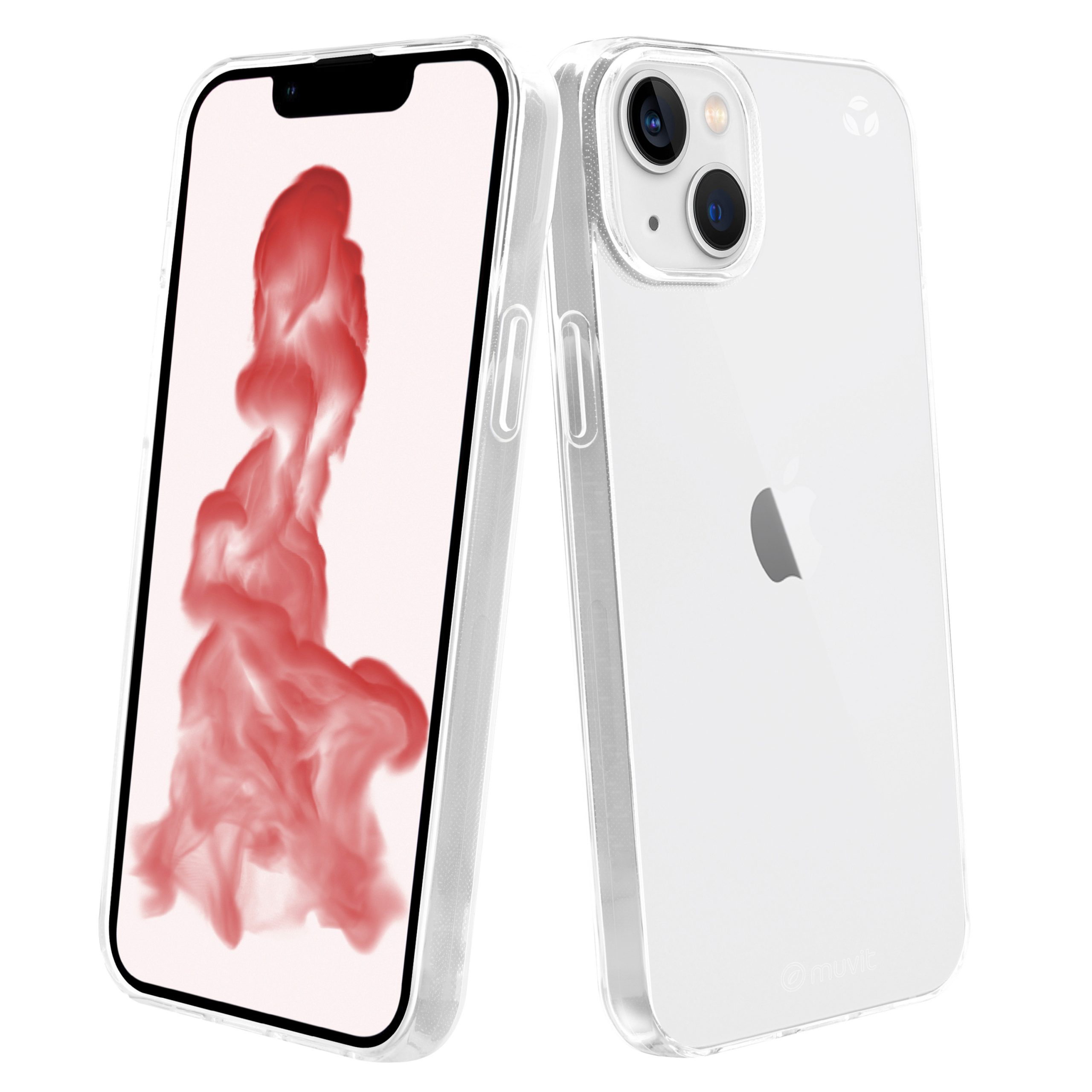 FUNDA MUVIT RECYCLETEK PARA APPLE IPHONE 14 PLUS TRANSPARENTE
