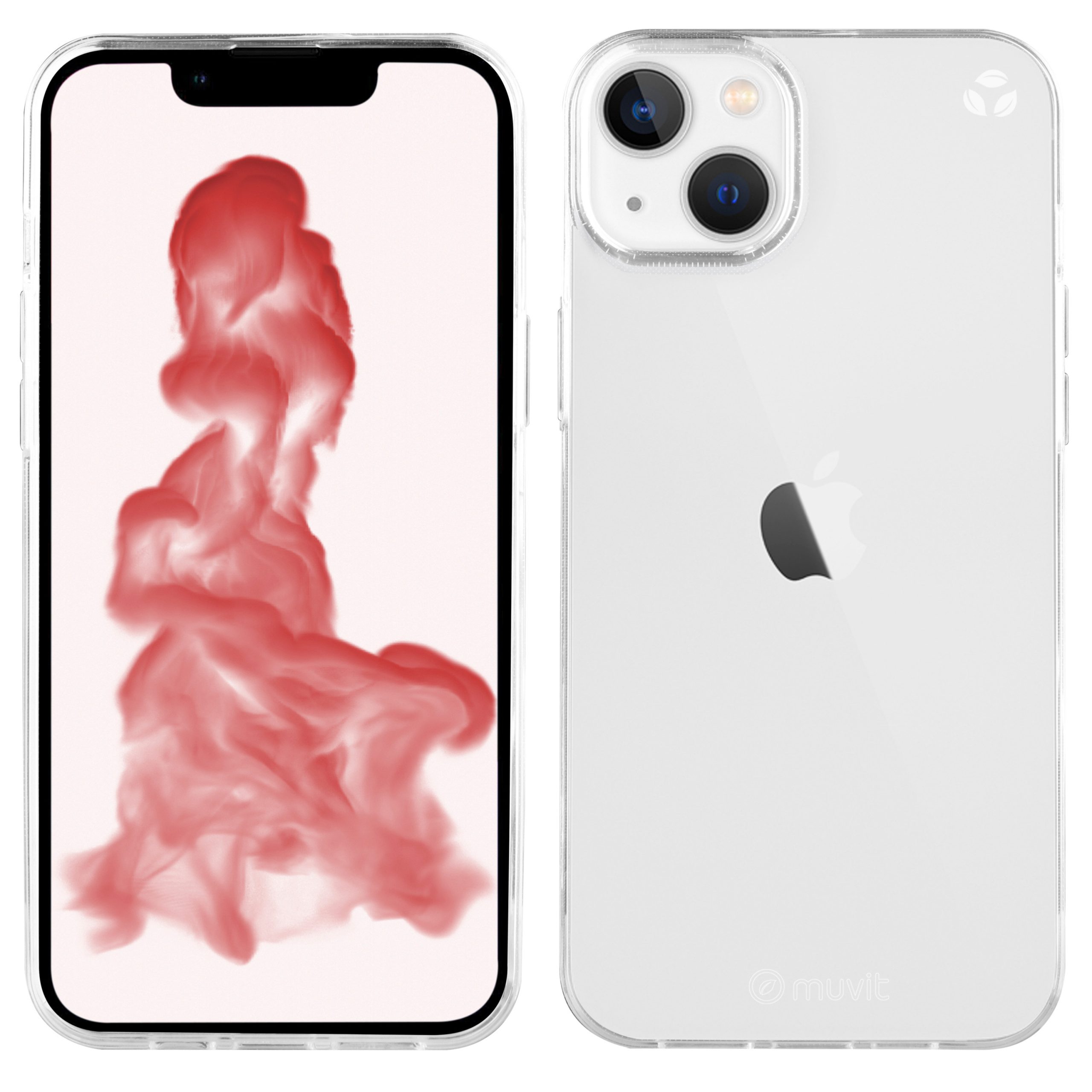 FUNDA MUVIT RECYCLETEK PARA APPLE IPHONE 14 PLUS TRANSPARENTE