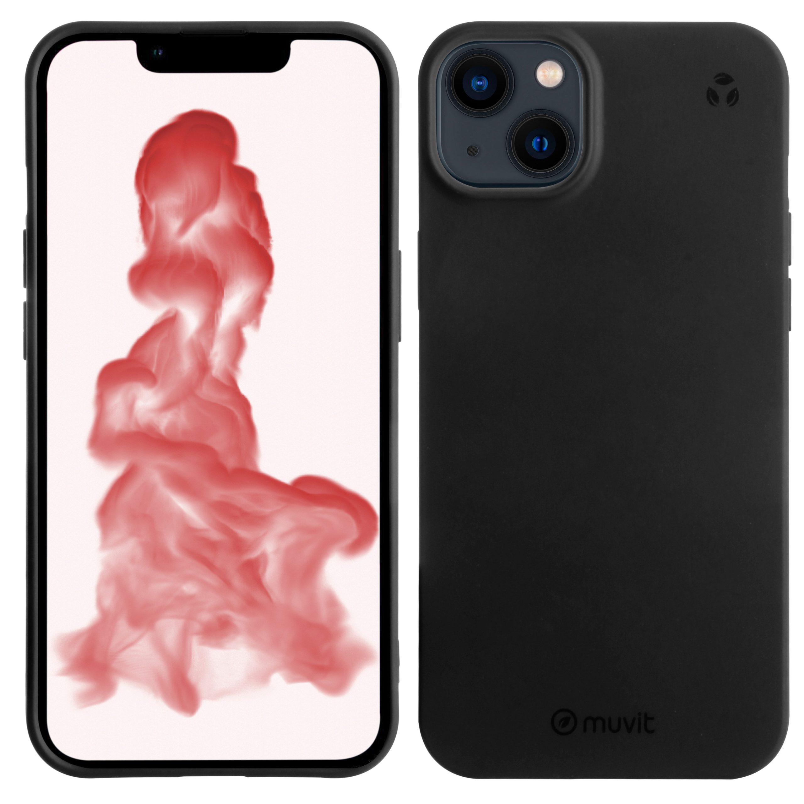FUNDA MUVIT RECYCLETEK PARA APPLE IPHONE 14 PLUS NEGRA