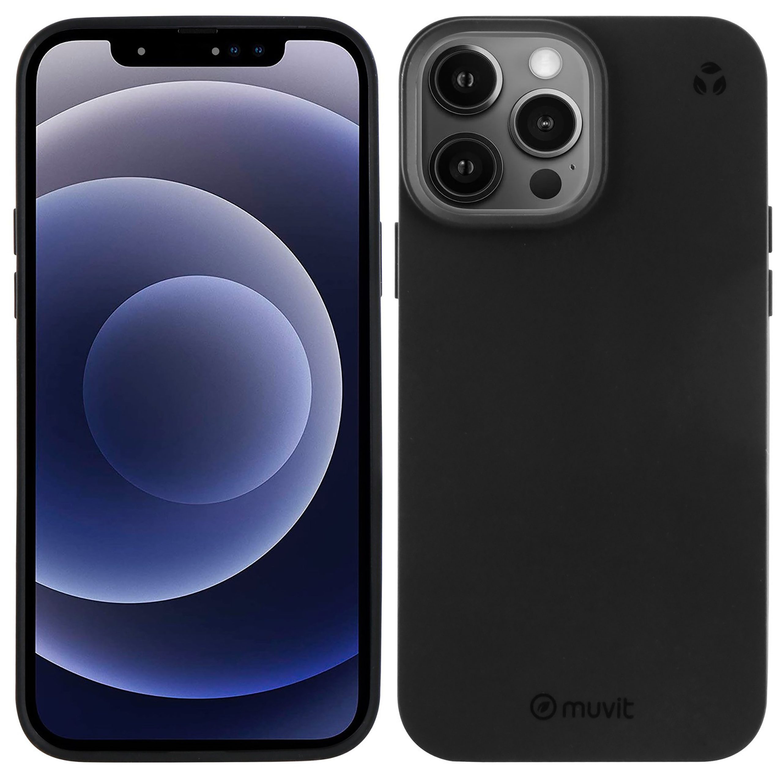 FUNDA MUVIT RECYCLETEK PARA APPLE IPHONE 13 PRO MAX NEGRA