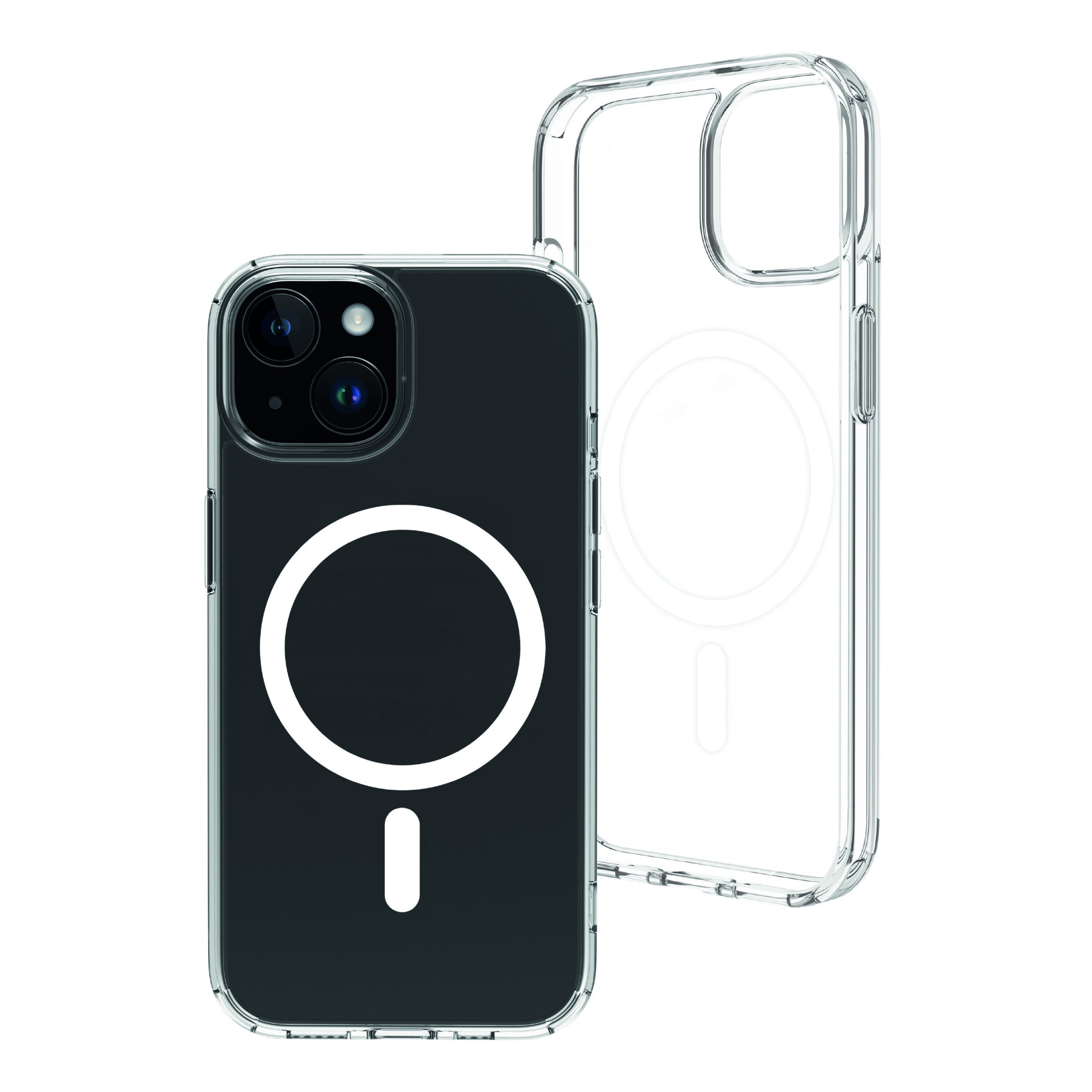 FUNDA MUVIT RECYCLETEK MAGSAFE PARA APPLE IPHONE 15 TRANSPARENTE