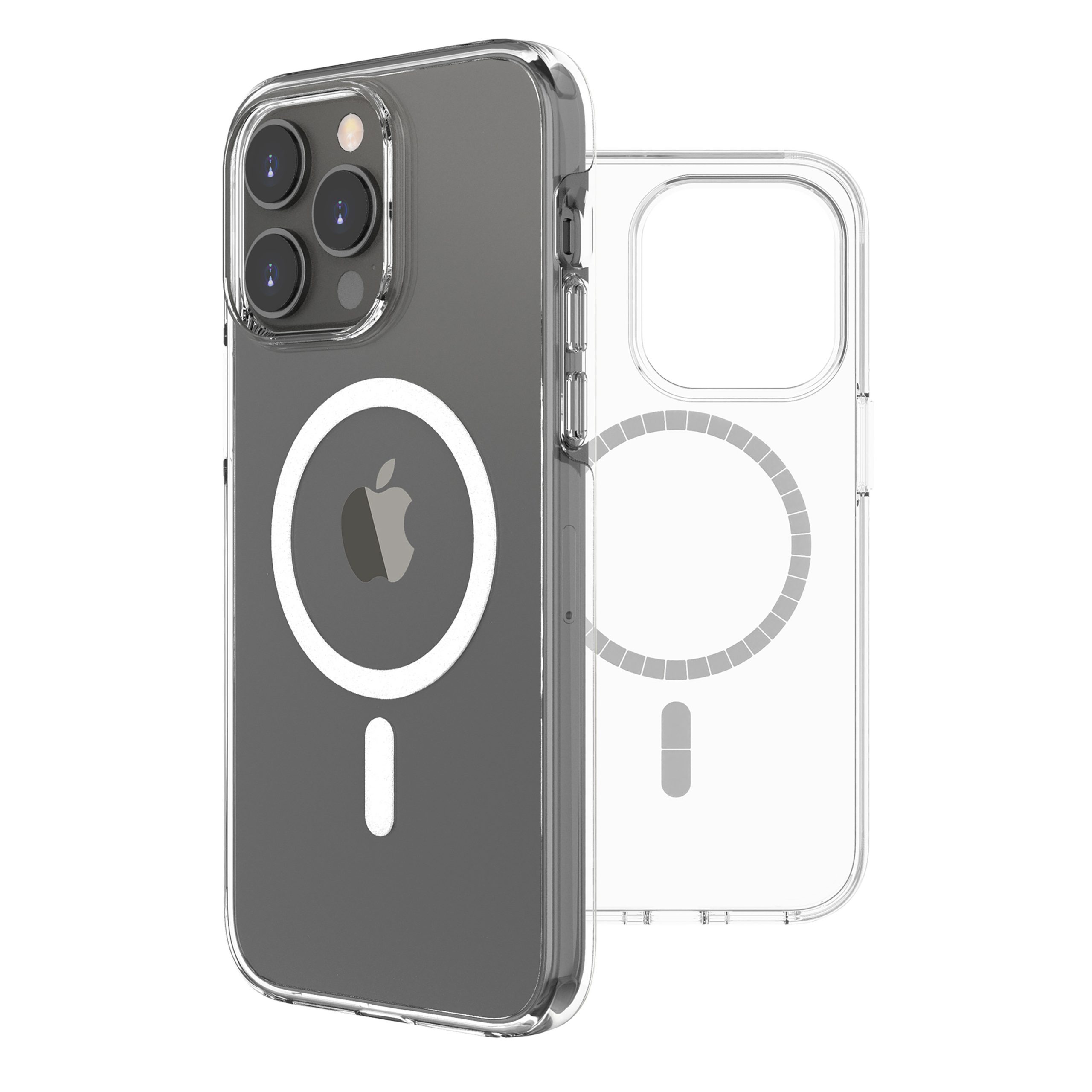 FUNDA MUVIT RECYCLETEK MAGSAFE PARA APPLE IPHONE 14 PRO TRANSPARENTE