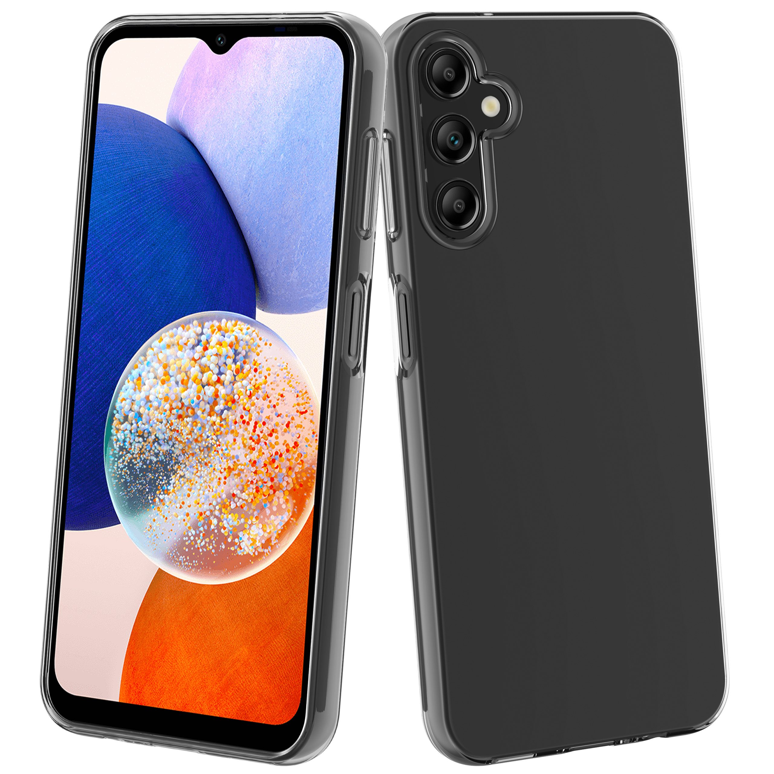 FUNDA MUVIT RECYCLETEK PARA SAMSUNG GALAXY A14 4G/5G TRANSPARENTE