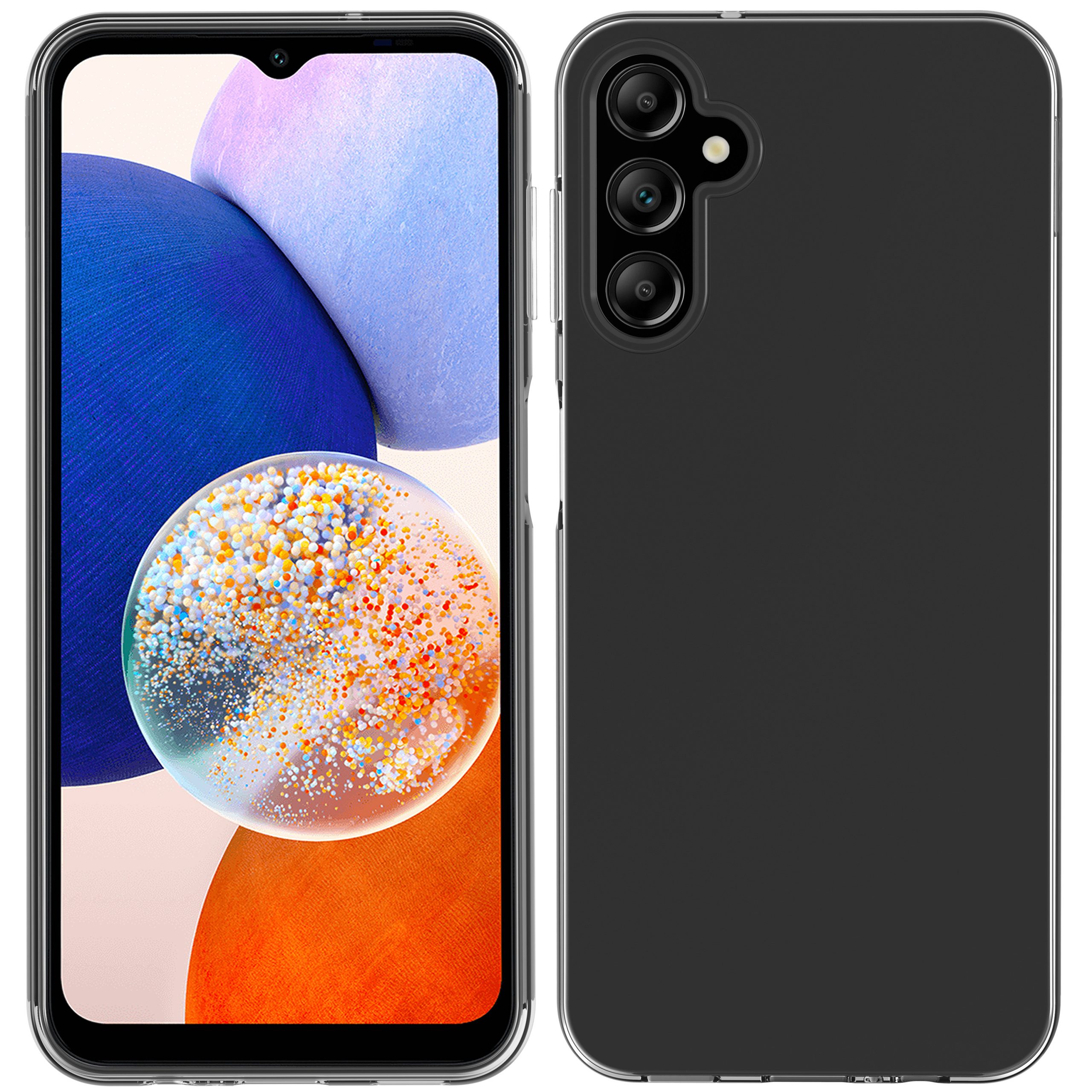 FUNDA MUVIT RECYCLETEK PARA SAMSUNG GALAXY A14 4G/5G TRANSPARENTE