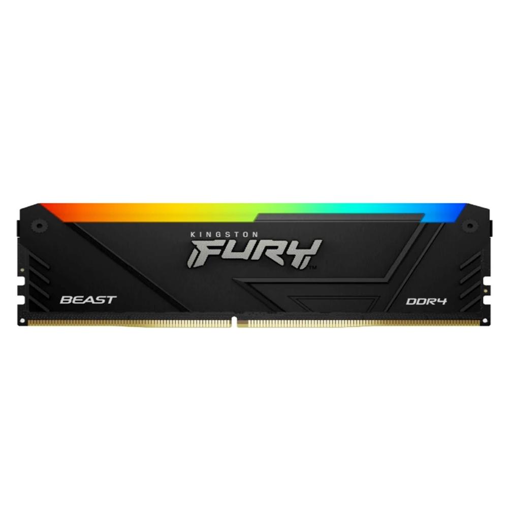 MEMORIA RAM KINGSTON FURY BEAST RGB DDR4 3200MHZ 16GB CL16