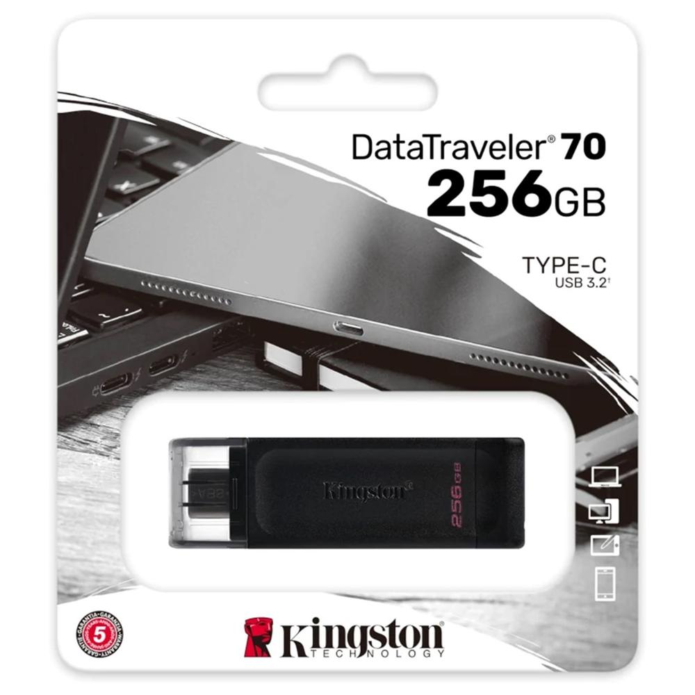 MEMORIA USB TIPO C KINGSTON 256GB DATATRAVELER DT70