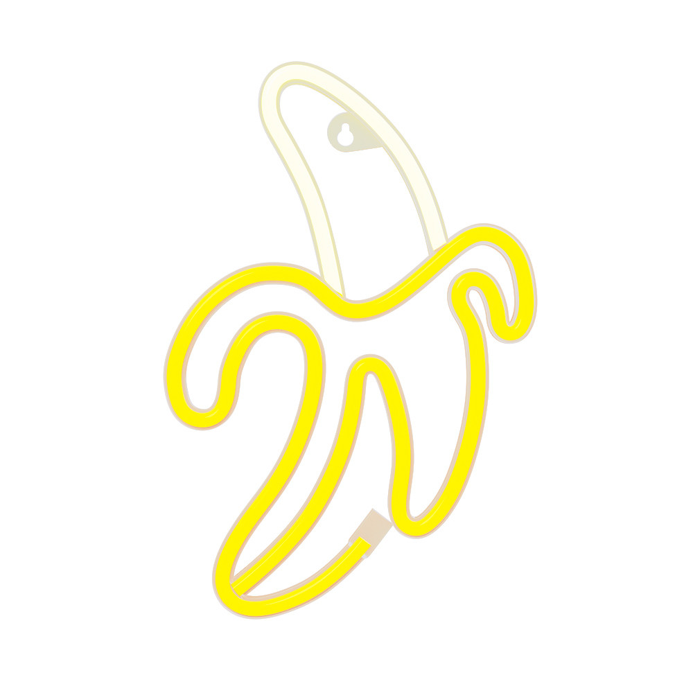 LAMPARA FOREVER NEON LED BANANA WHITE YELLOW