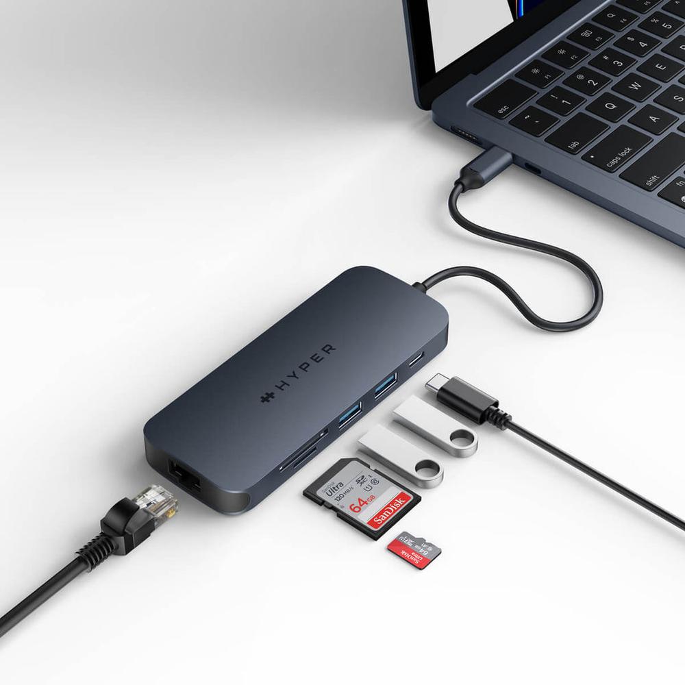 HUB HYPER DRIVE ECOSMART GEN.2 UNIVERSAL USB-C® 8-IN-1 140 W PD3.1