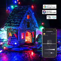 GUIRNALDA LUCES MUVIT IO WIFI RGB 20M