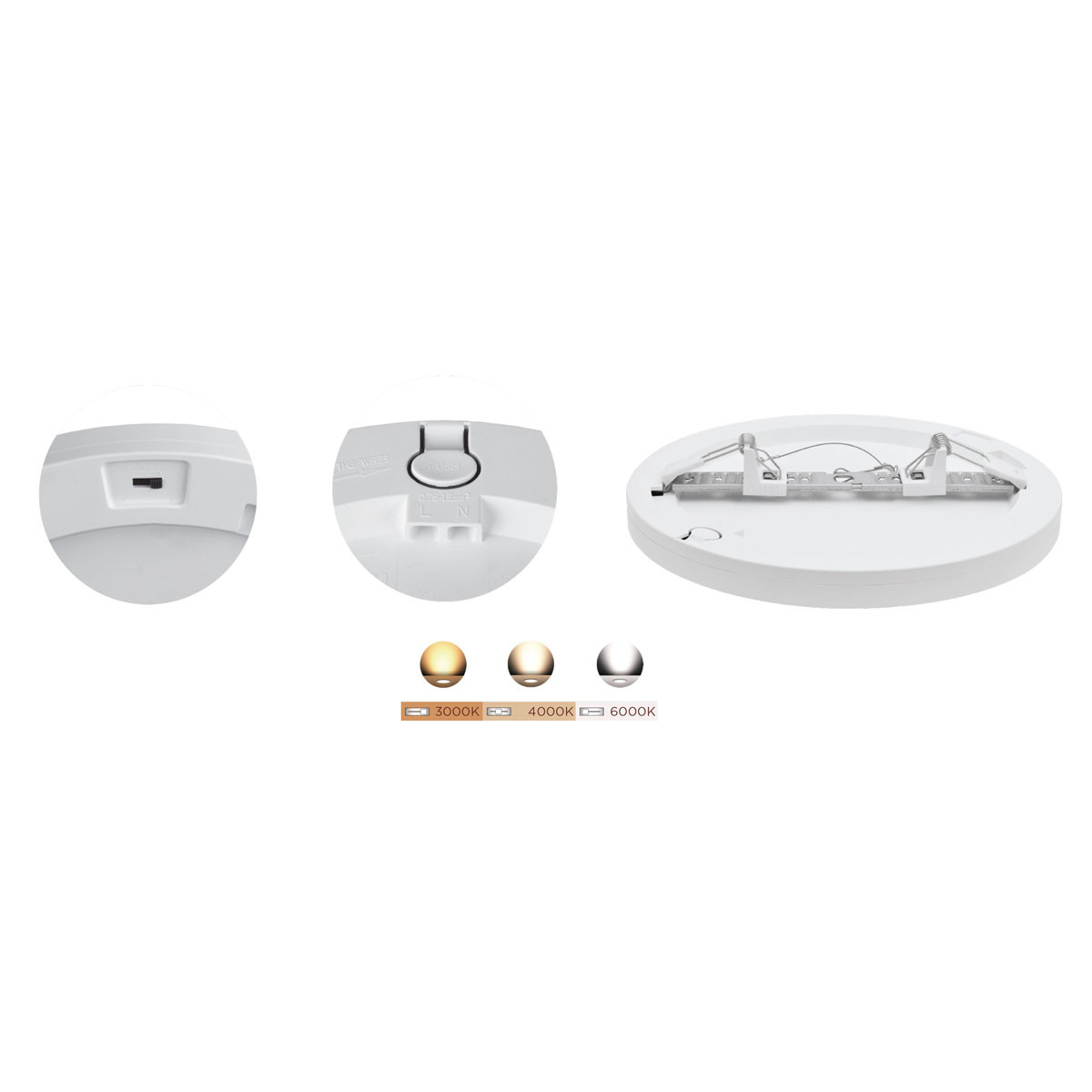 LAMPARA TECHO MUVIT IO WIFI 30W BLANCO