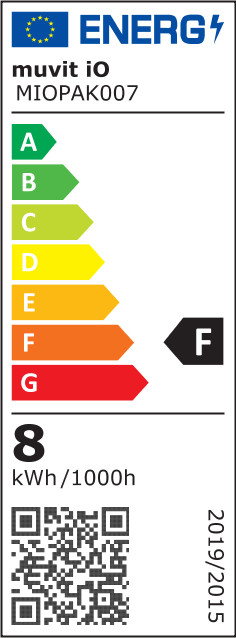 BOMBILLA MUVIT IO A60 E27 9W RGB PACK 2 UNIDADES