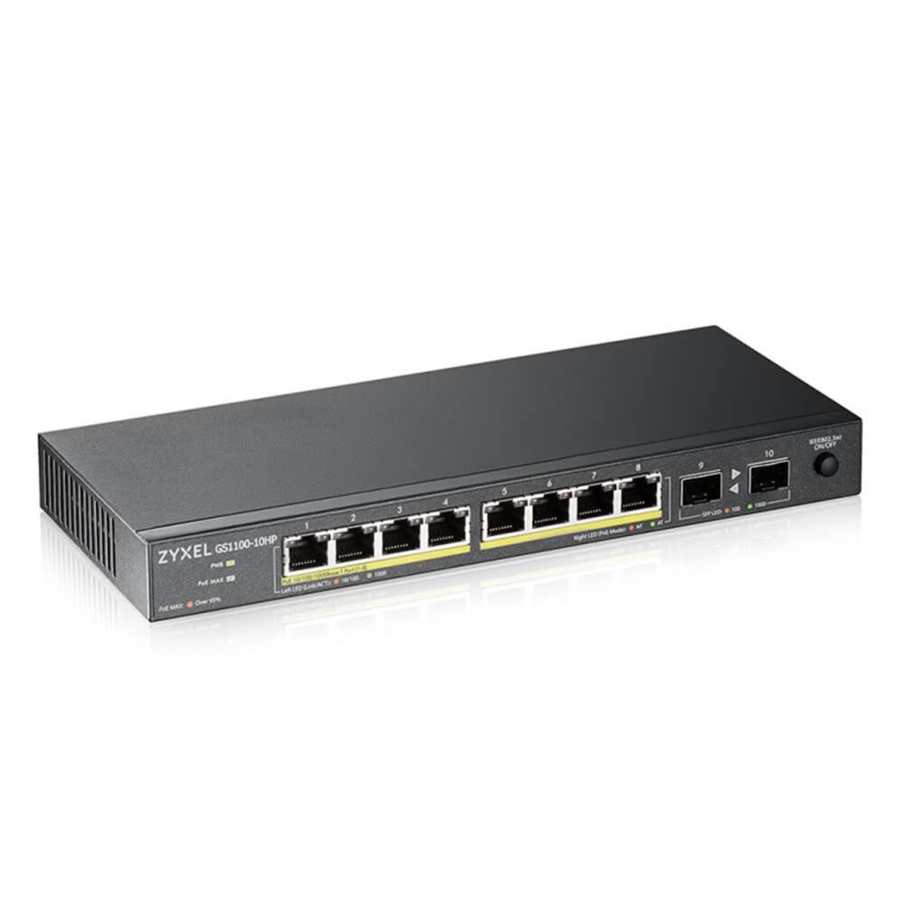 SWITCH 10 PUERTOS ZYXEL GS1100-10HP-EU0102F