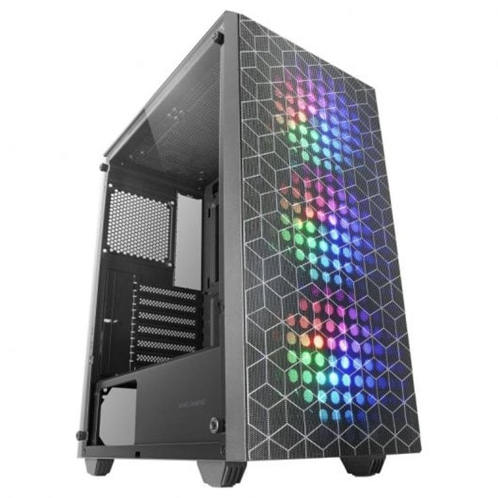 CAJA ORDENADOR MARS GAMING MC-MAG ATX FRGB CRISTAL TEMPLADO NEGRO