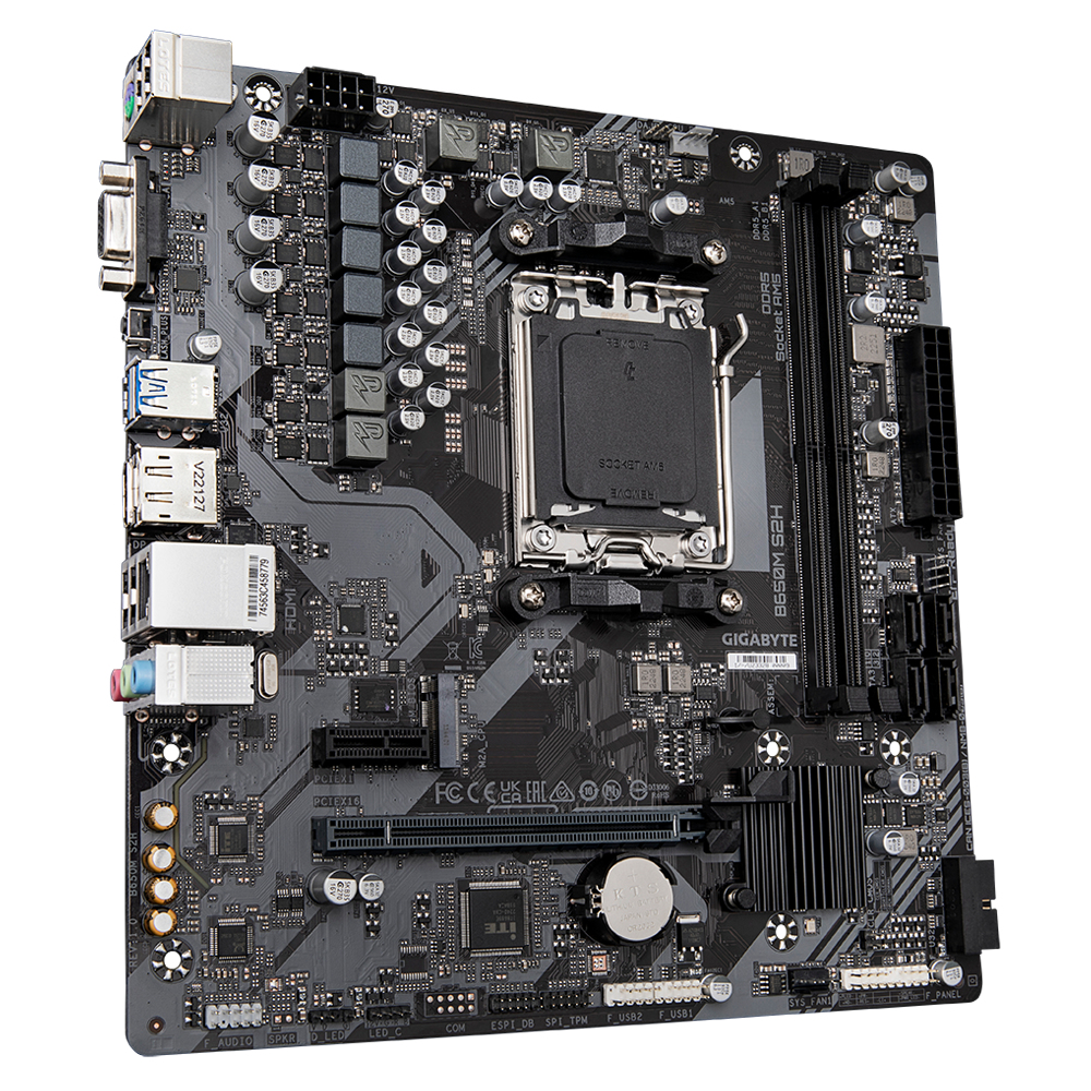 PLACA BASE GIGABYTE B650M S2H 1.1 AM5 MATX 2XDDR5